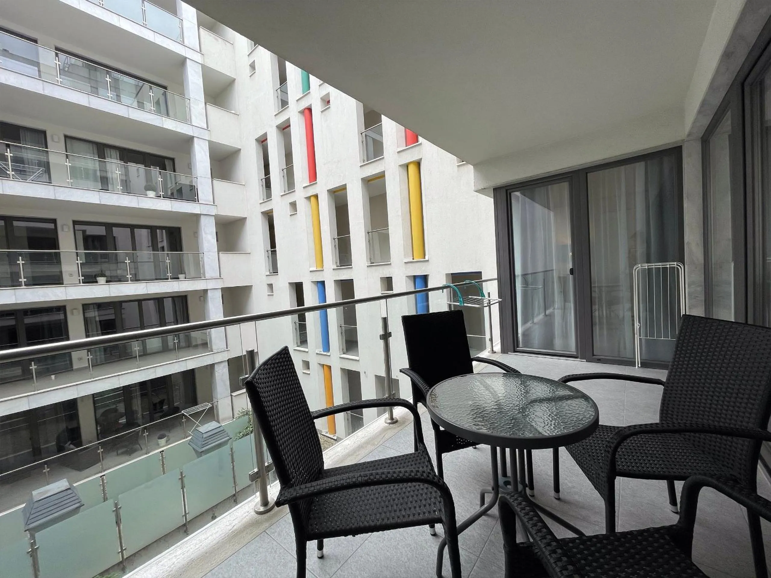 Balcony/Terrace in Smart Hotel Budapest