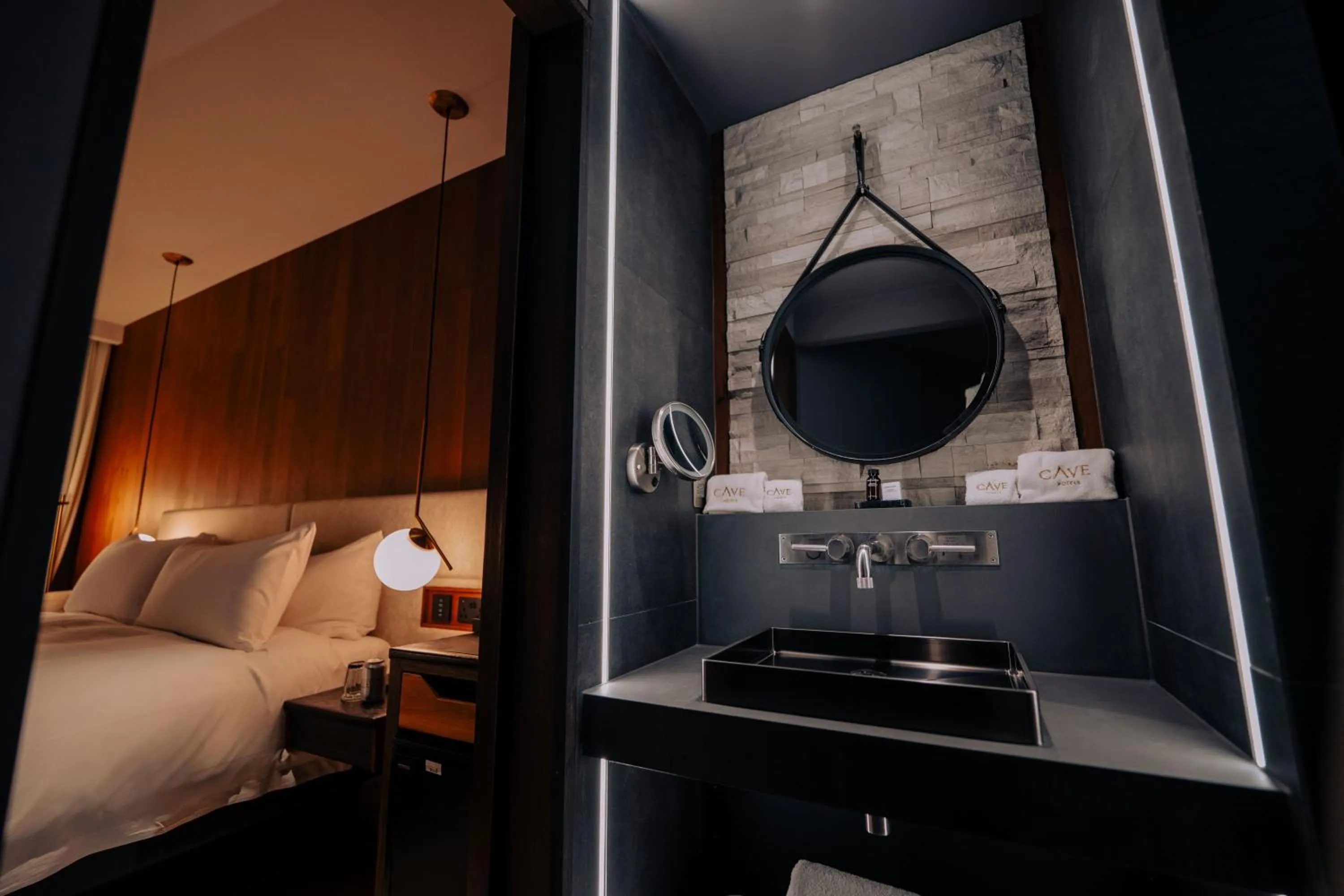 Bed in Cave Hotel & Golf Resort