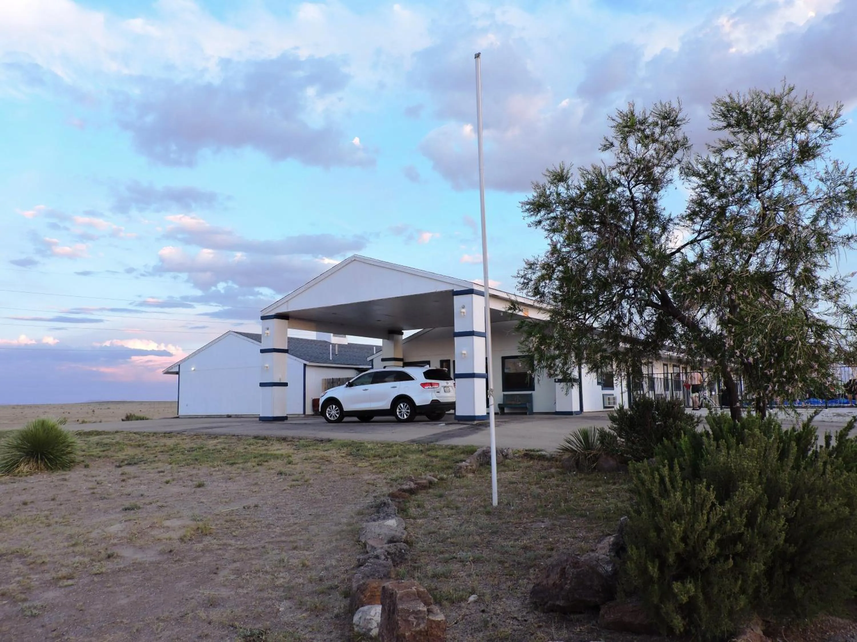 Facade/entrance in Riata Inn - Marfa