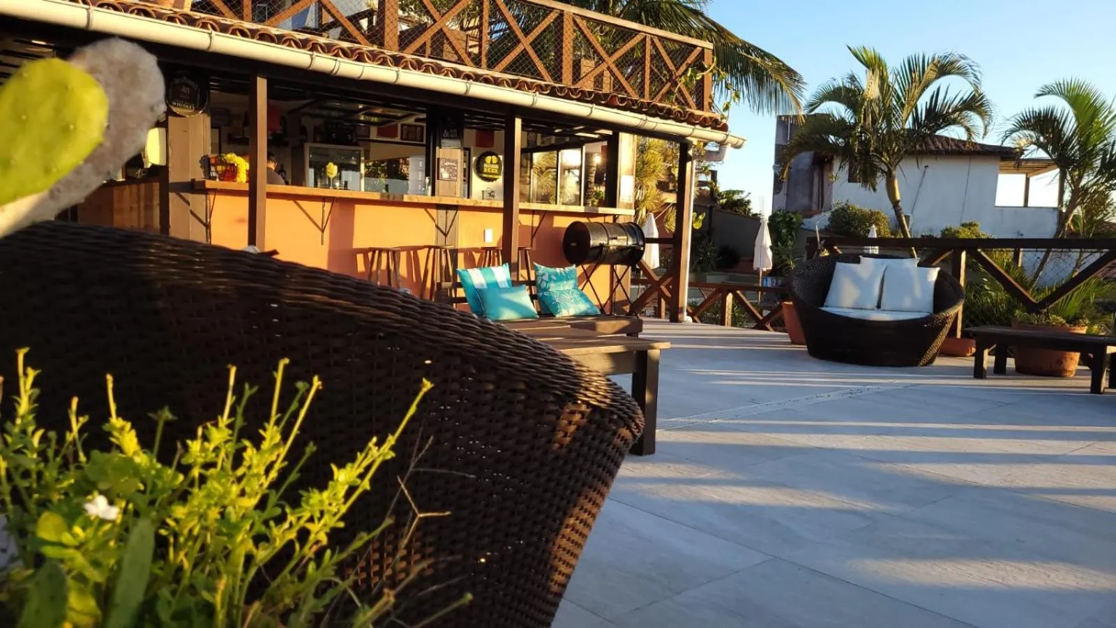 Balcony/Terrace in Pousada Vila do Sol