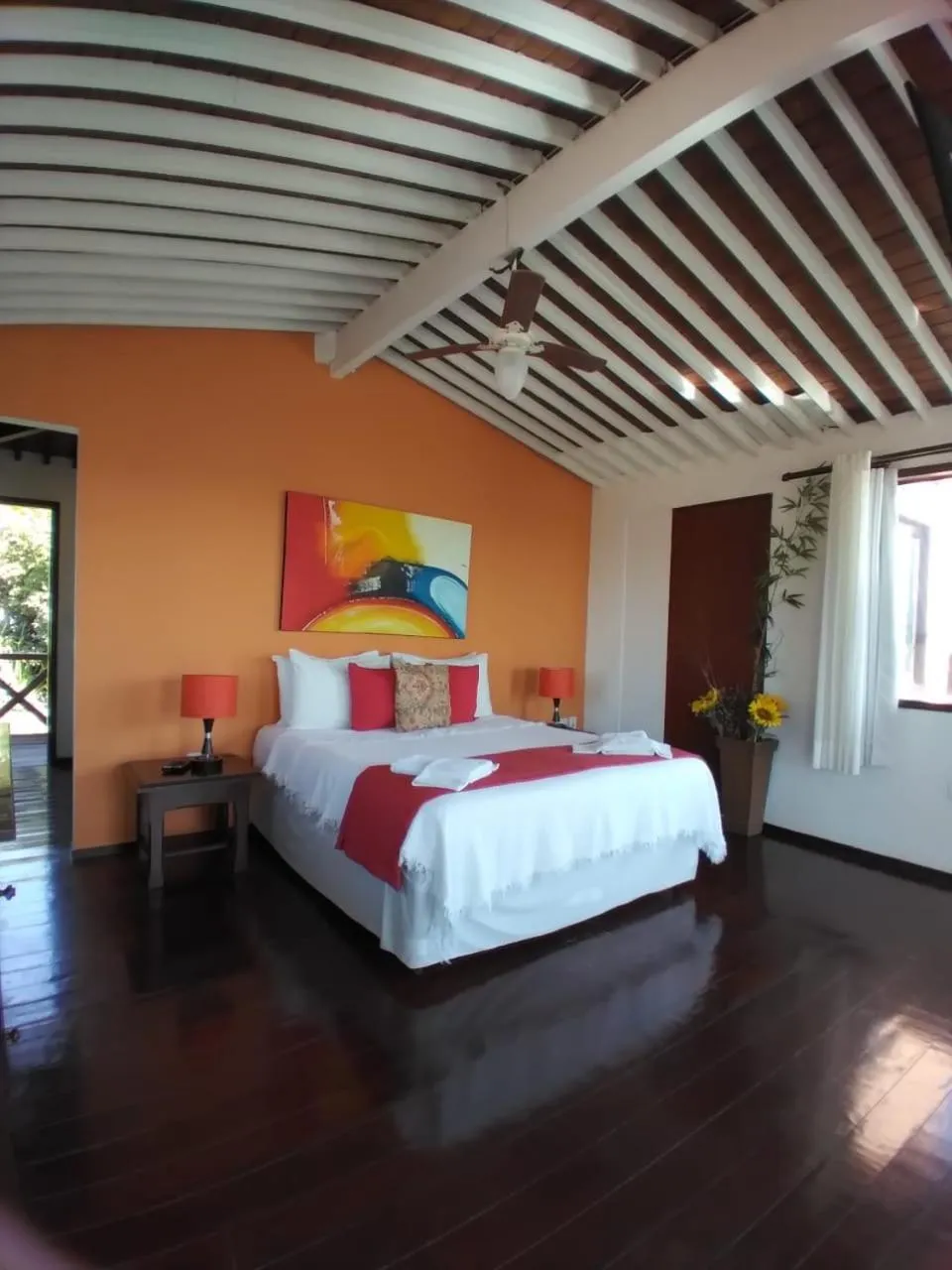 Bed in Pousada Vila do Sol