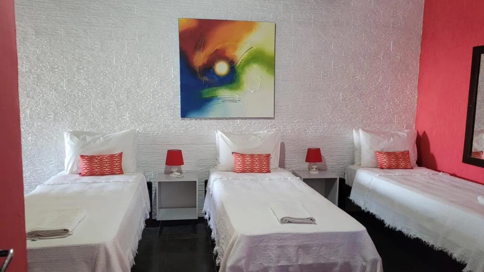 Bed in Pousada Vila do Sol