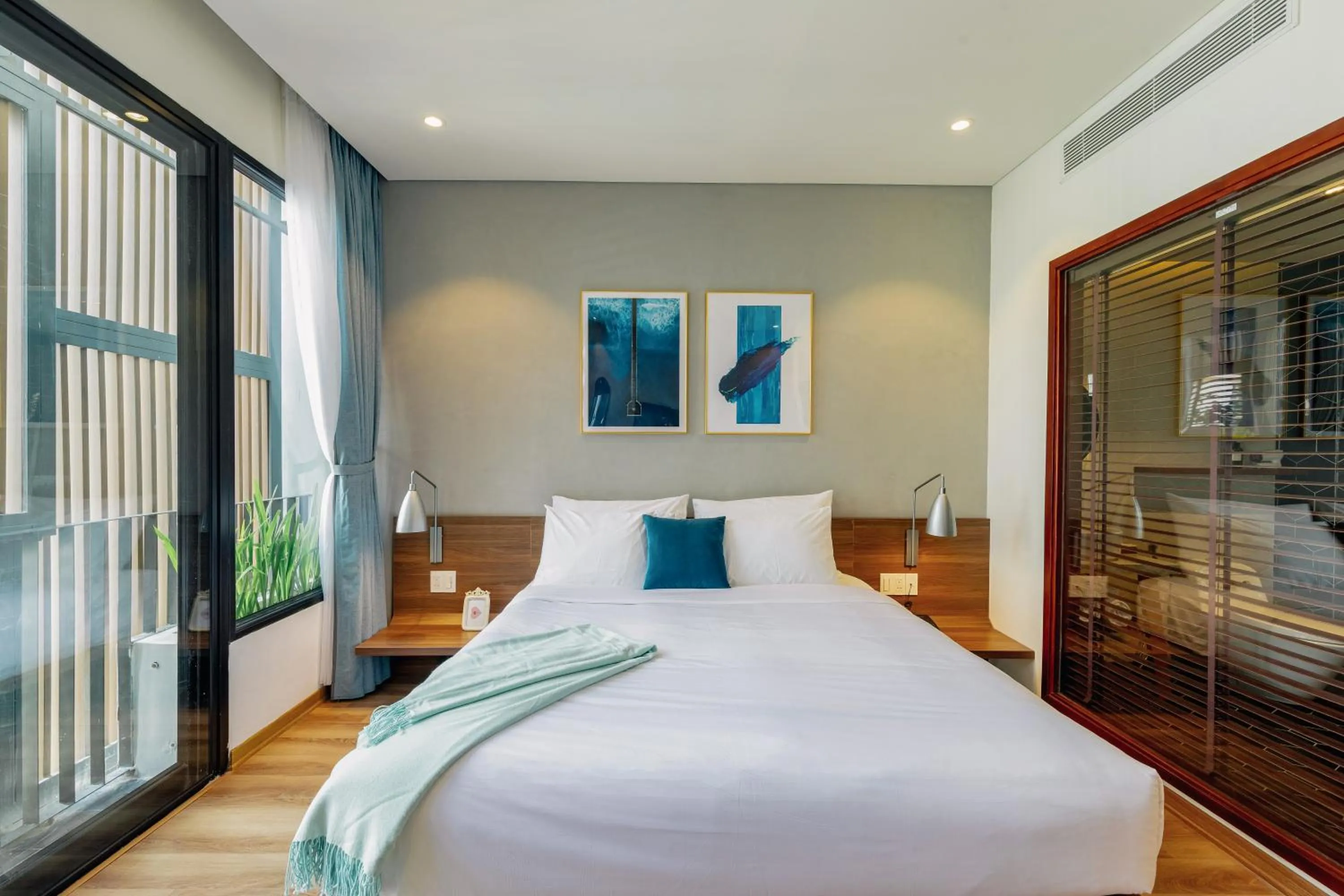 Bed in The Glomad Boutique Danang