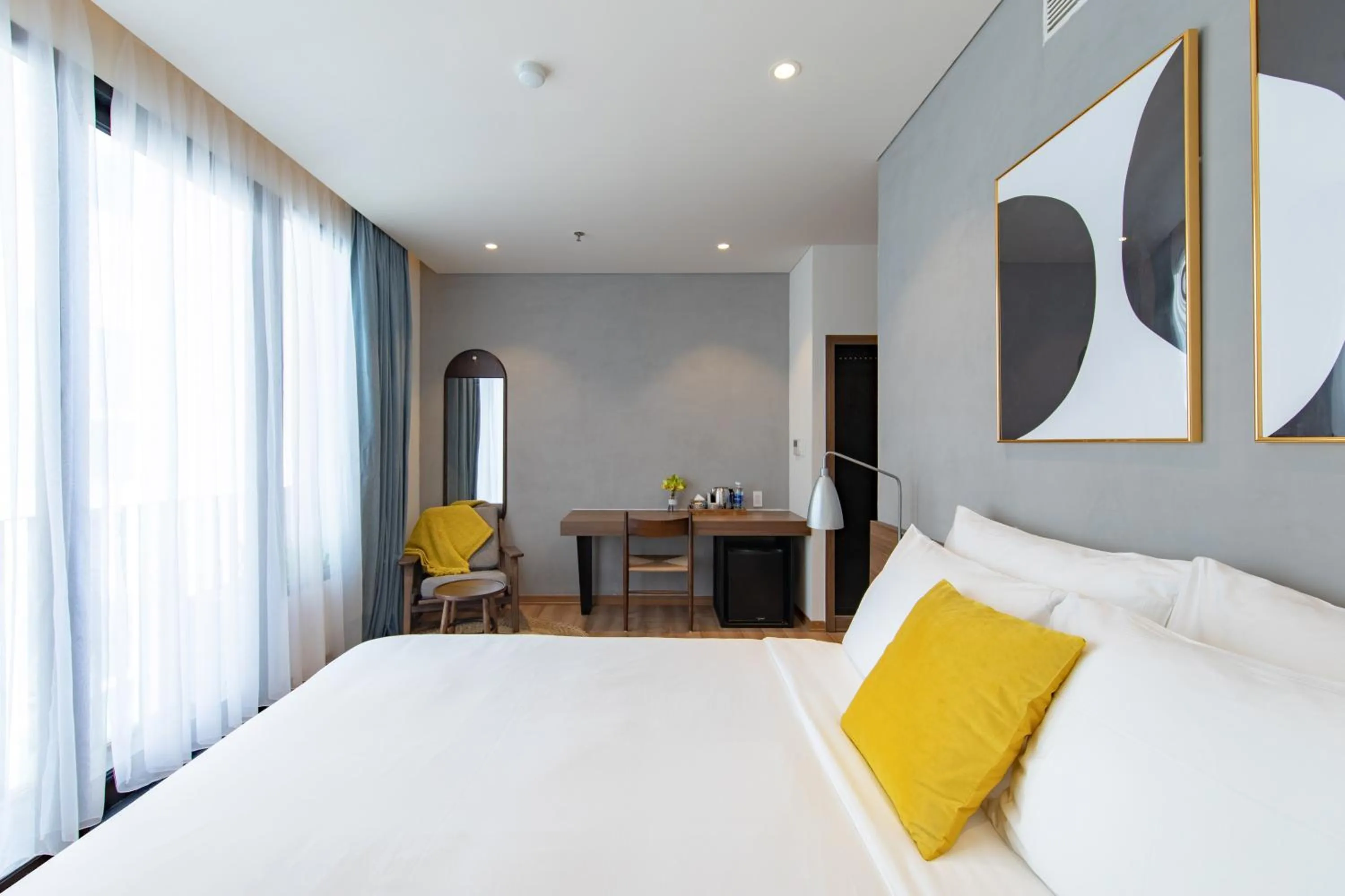 Bed in The Glomad Boutique Danang