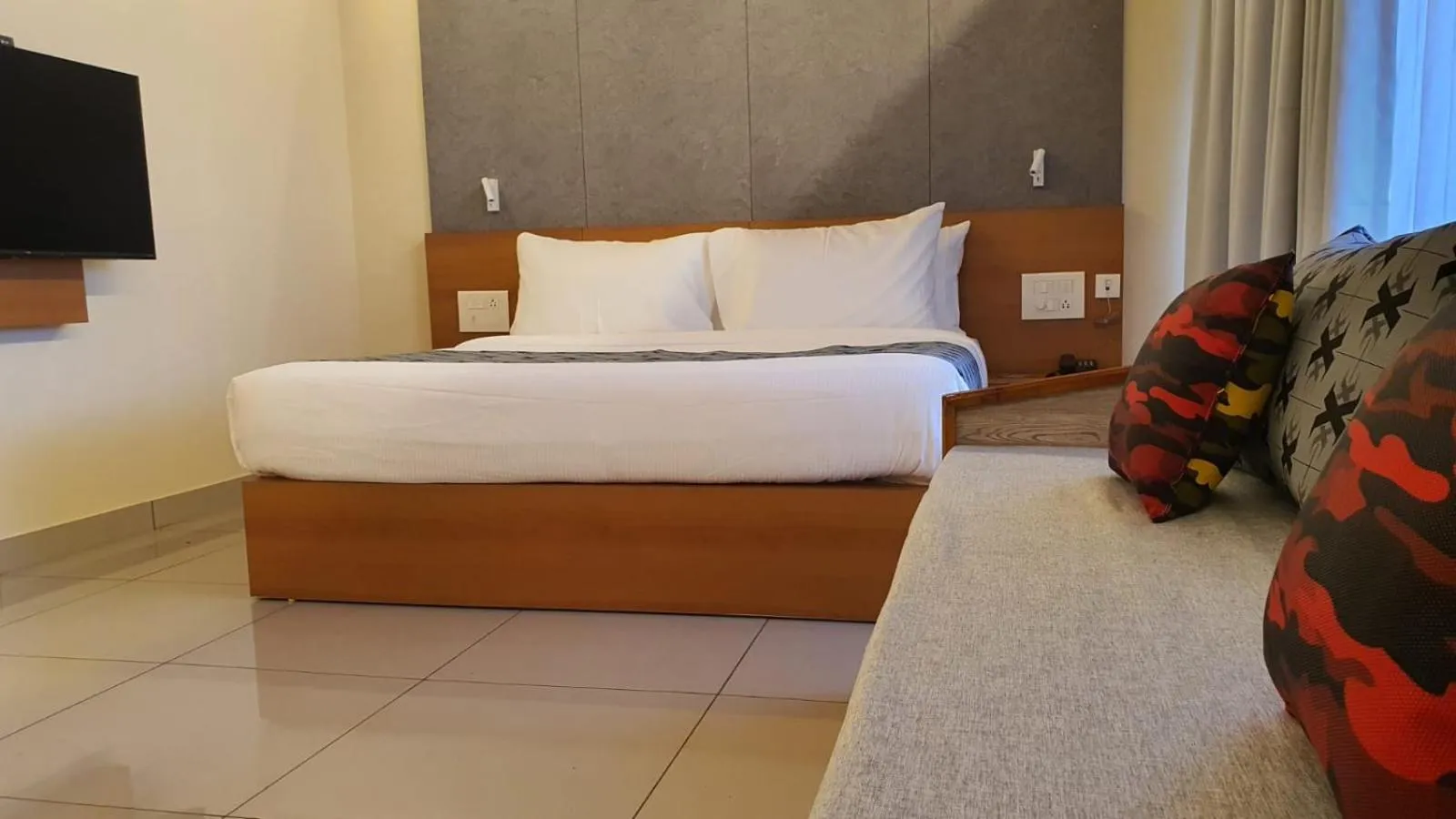 Bed in Upavan Resort