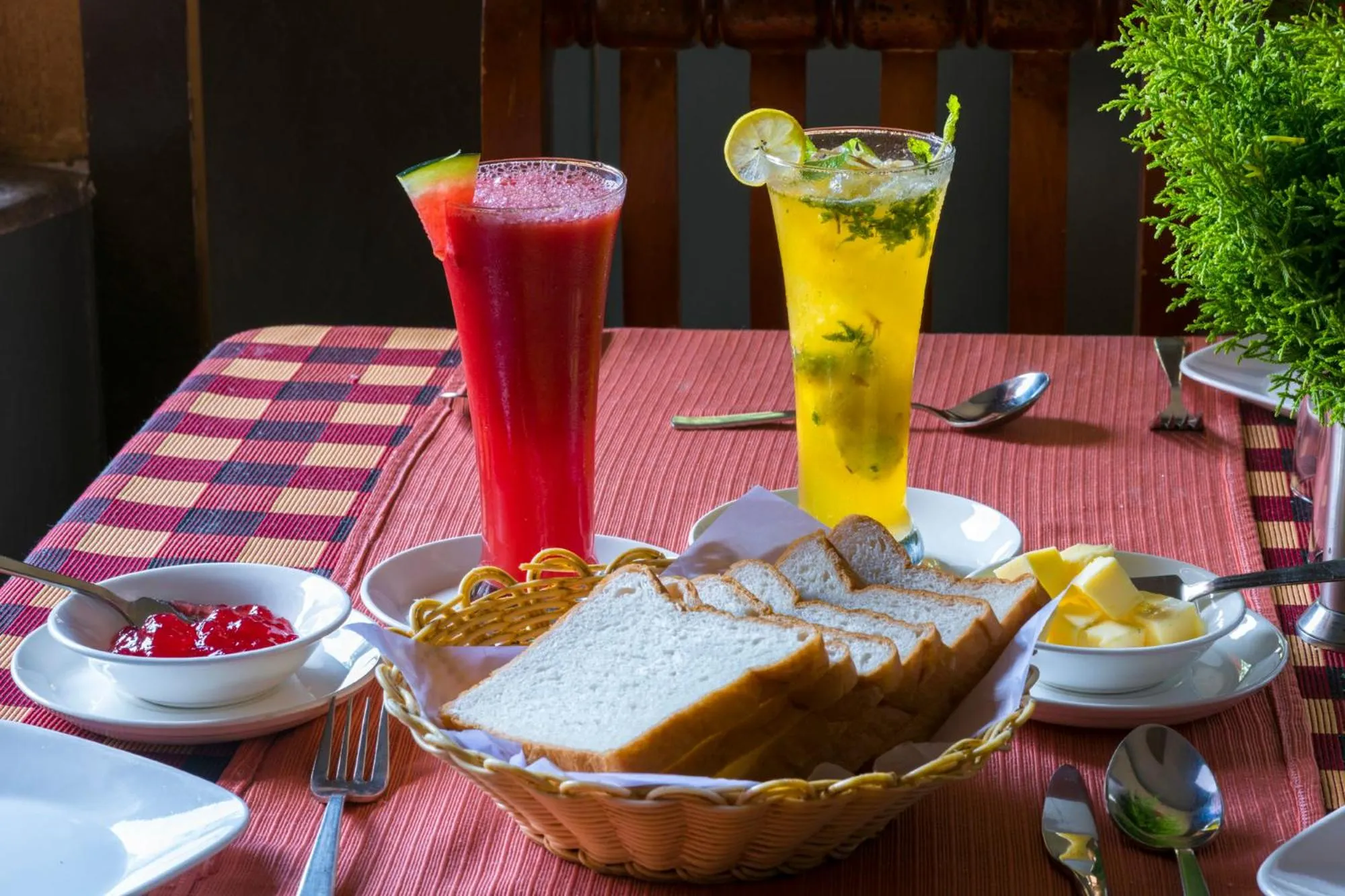 Breakfast in Upavan Resort