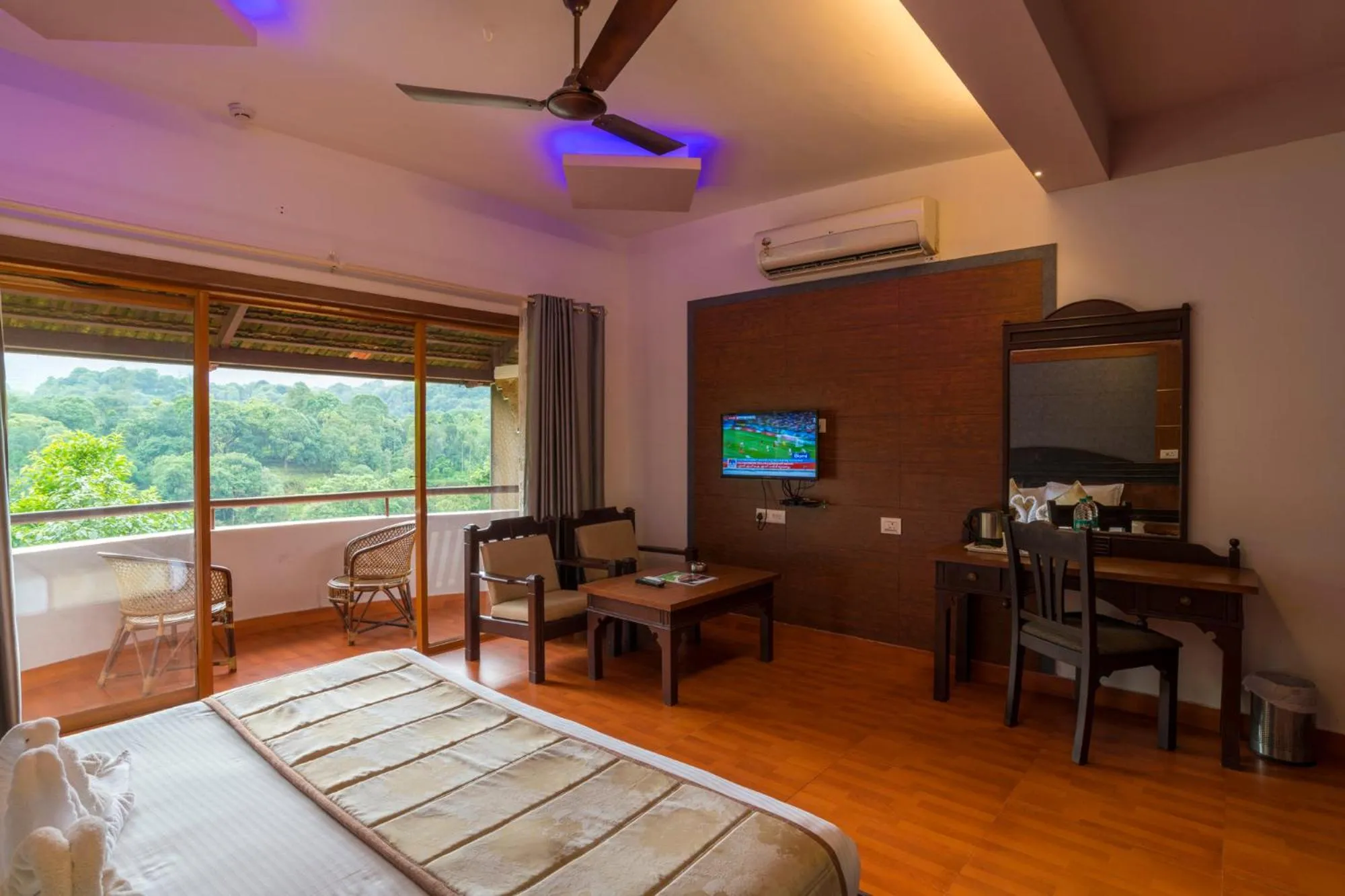 Bed in Upavan Resort