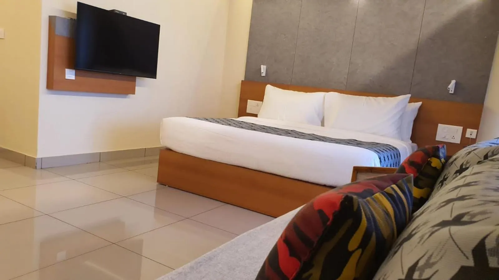 Bed in Upavan Resort