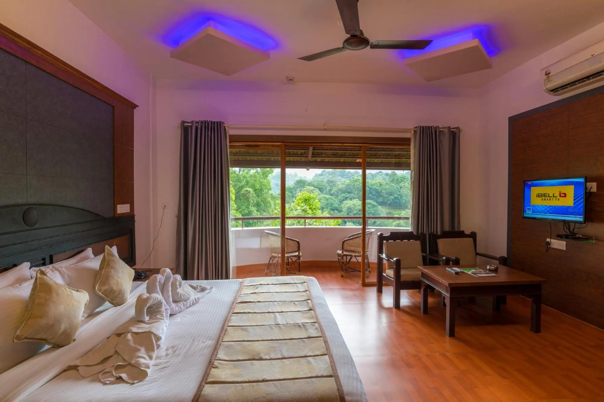 Bed in Upavan Resort