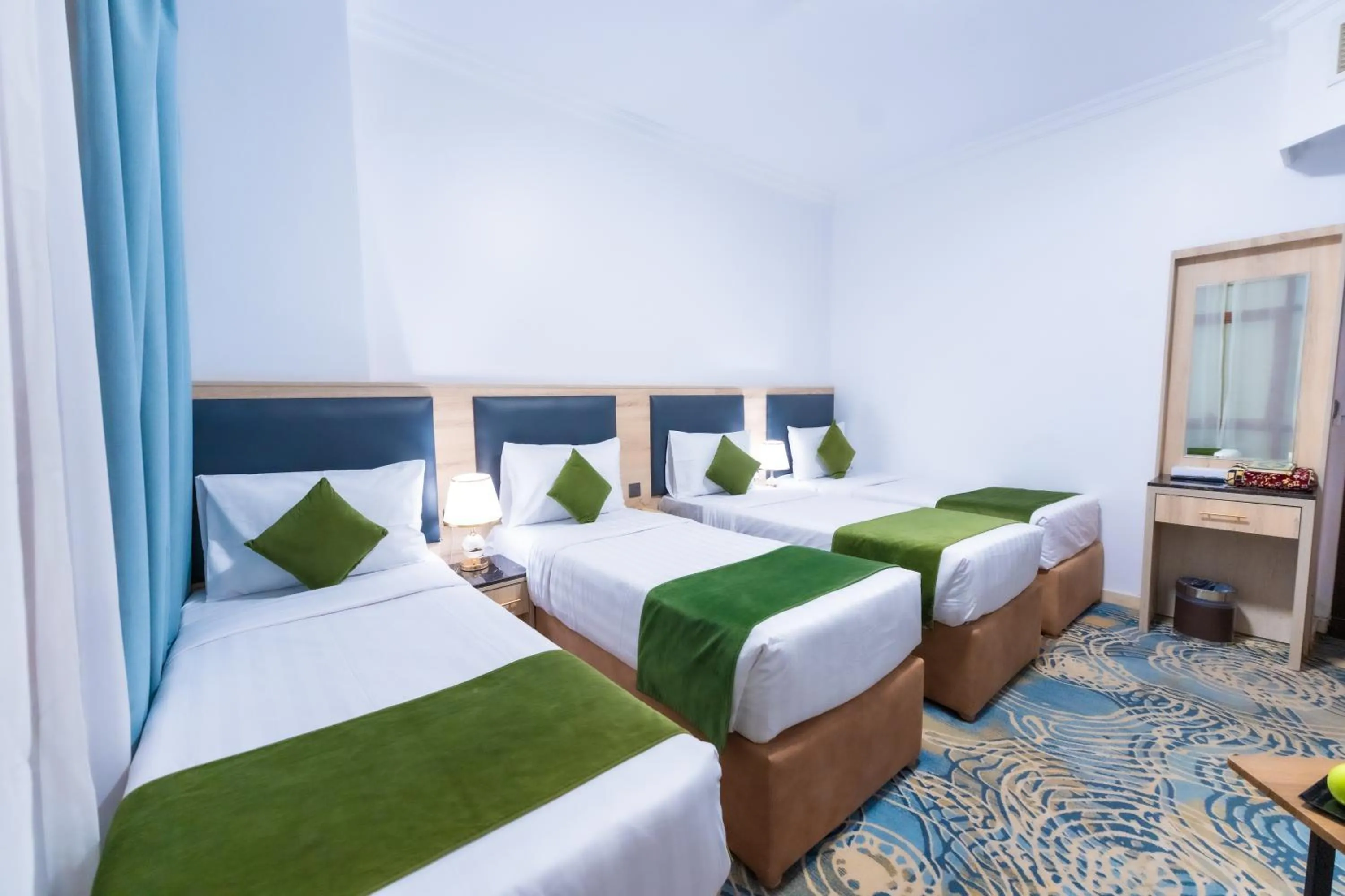 Bed in Hayah Al Waha Hotel