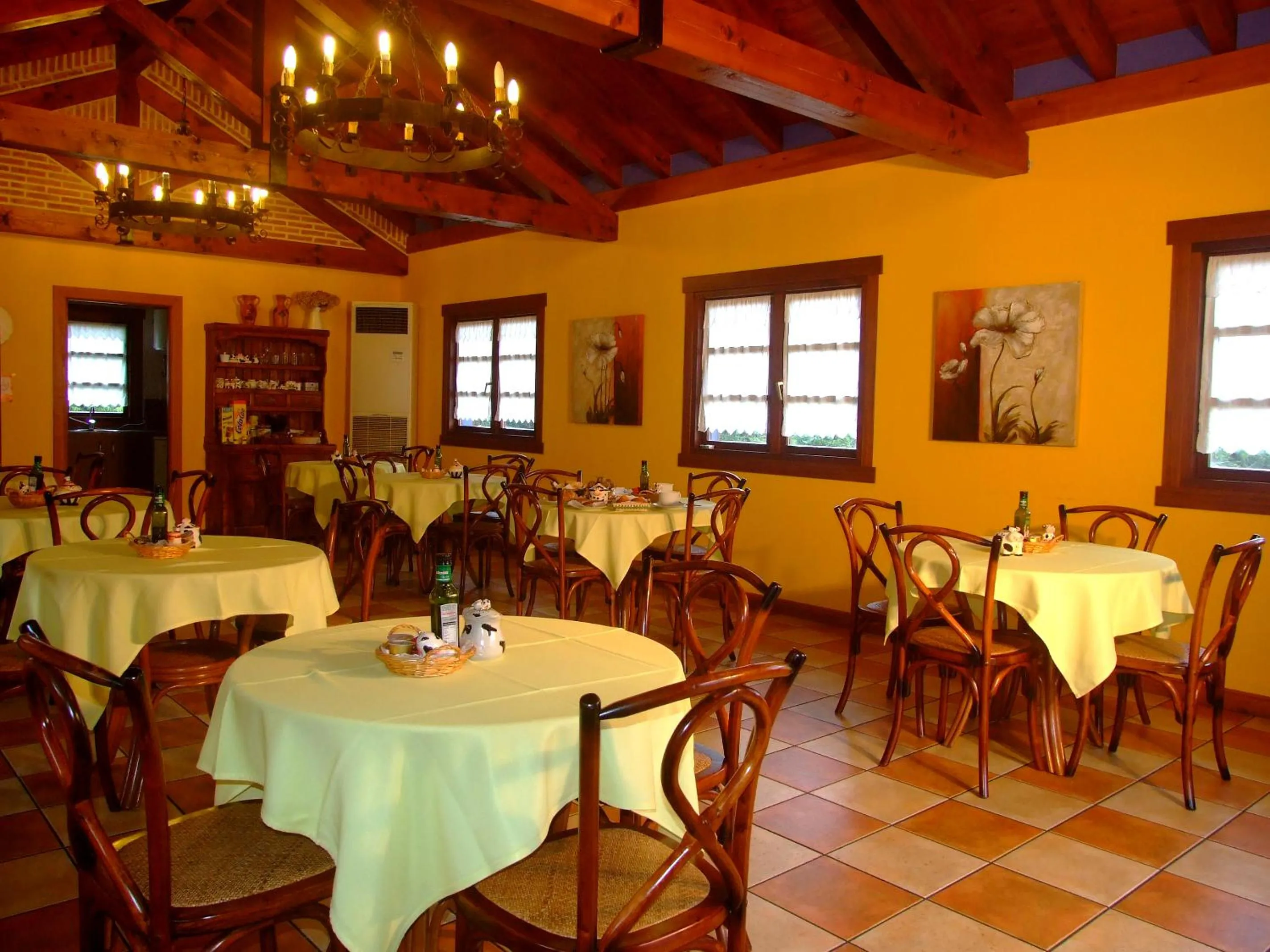 Dining area in Posada Gema