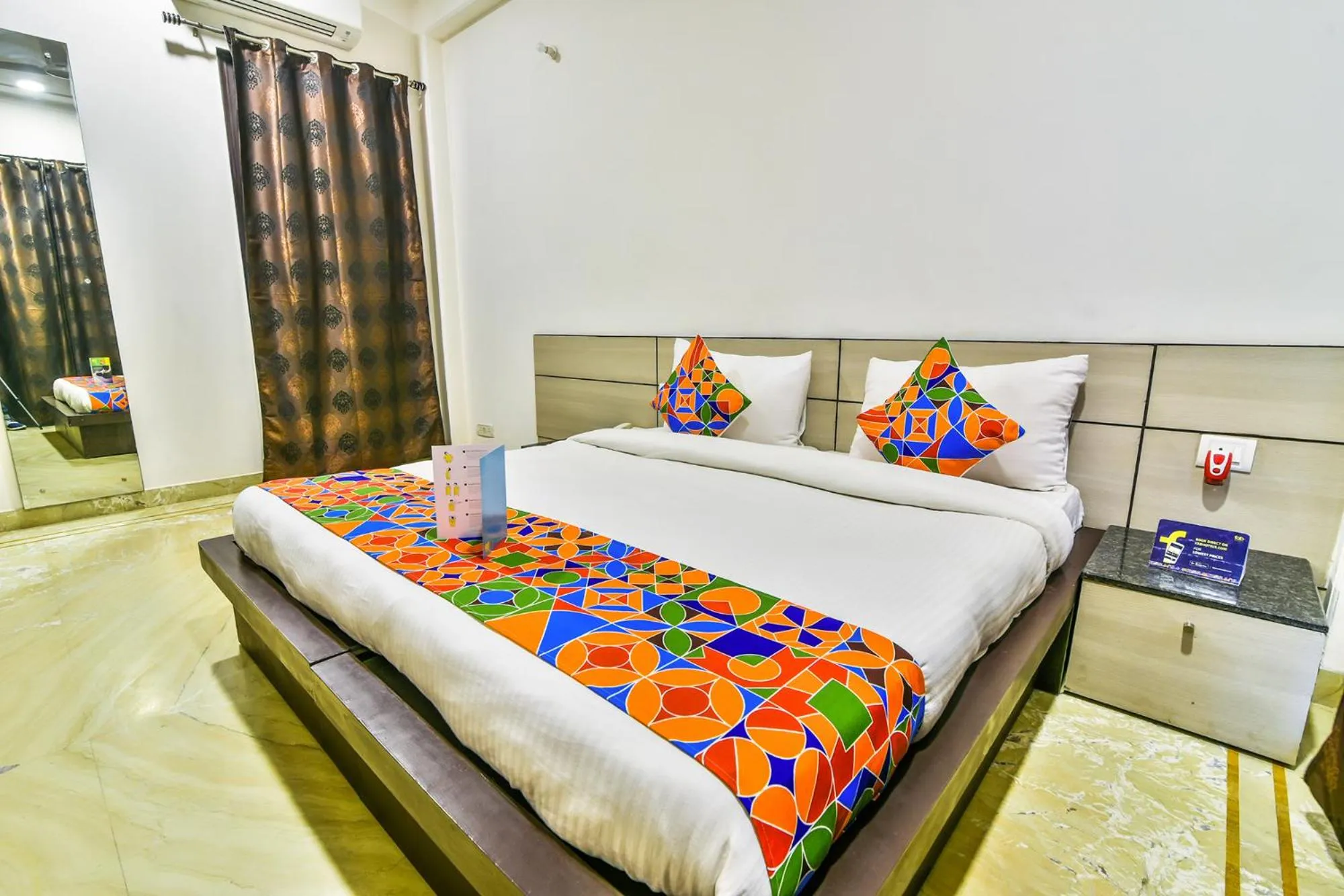 TV and multimedia, Bed in FabHotel Rallkmas Cyber City