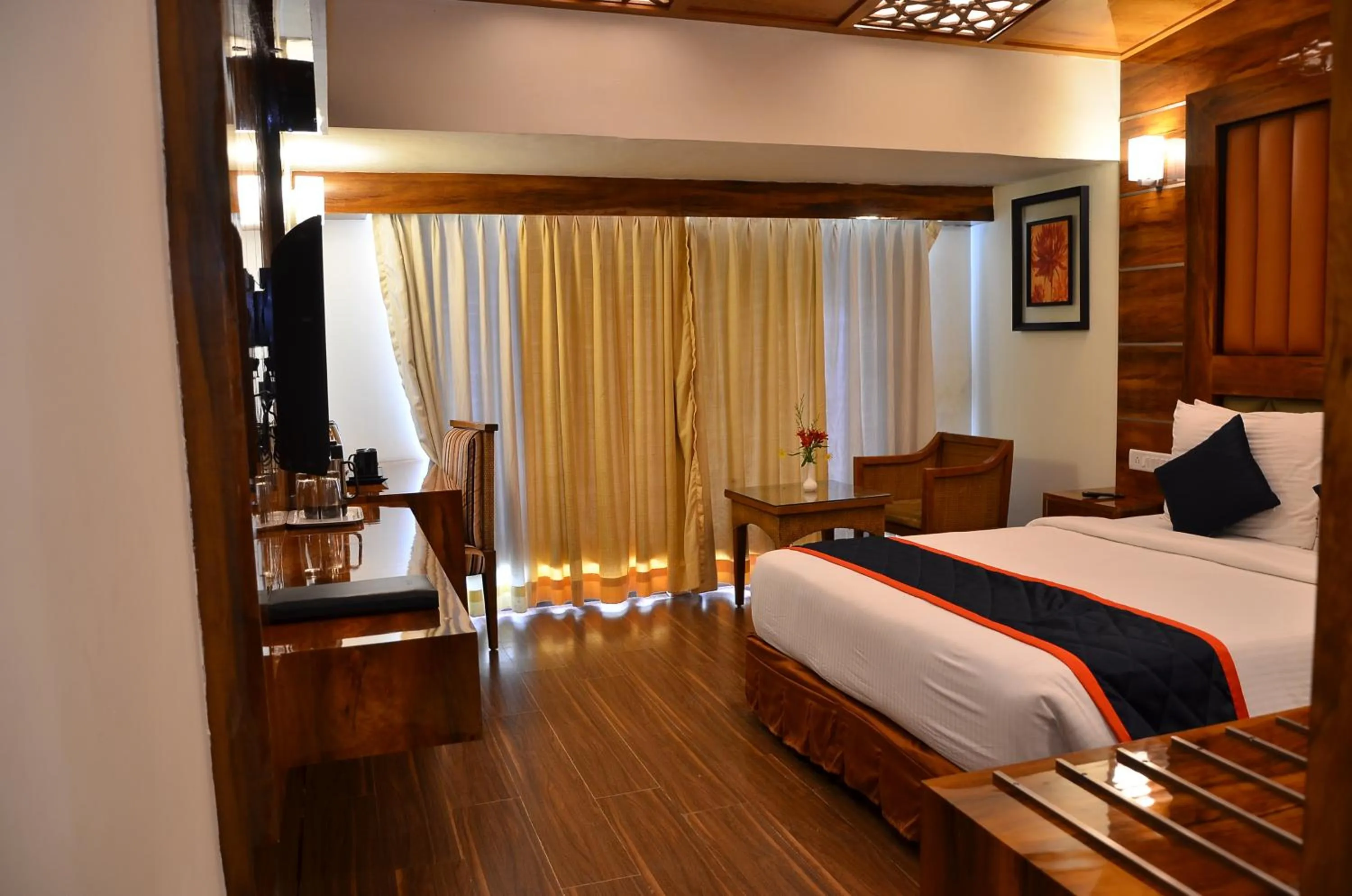 Bed in Benzz Park Family Resort Kodaikanal