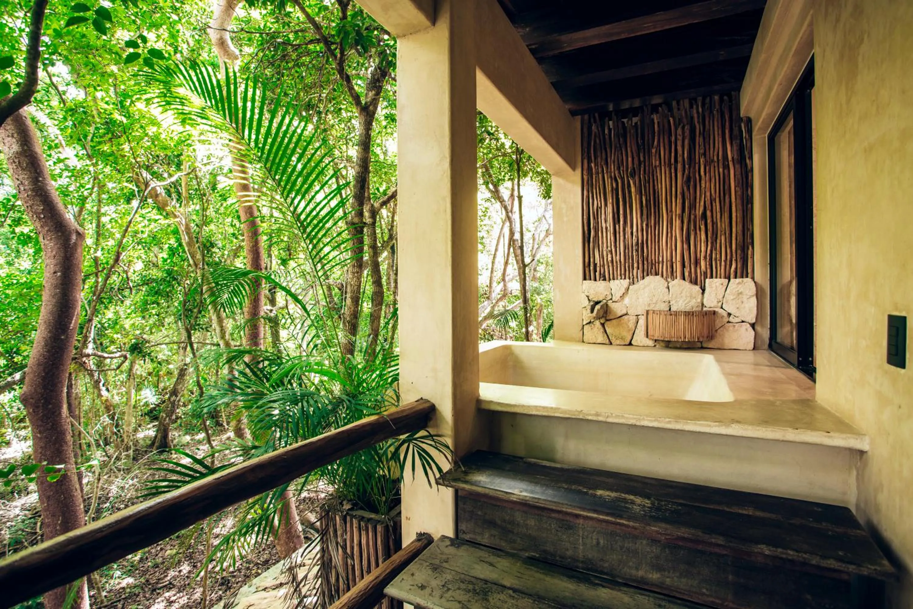 Natural landscape in Orchid House Tulum Jungle