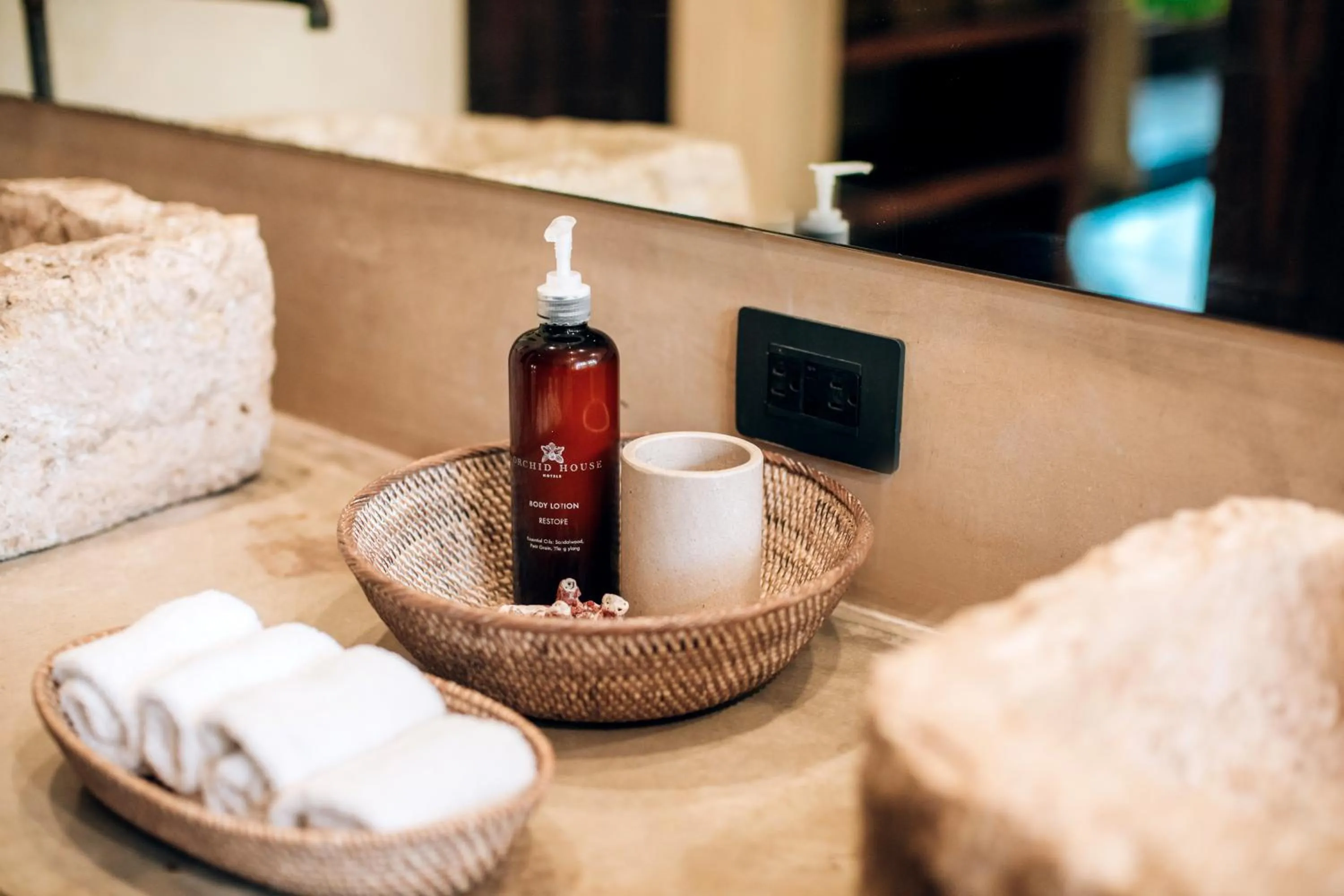 Bathroom in Orchid House Tulum Jungle
