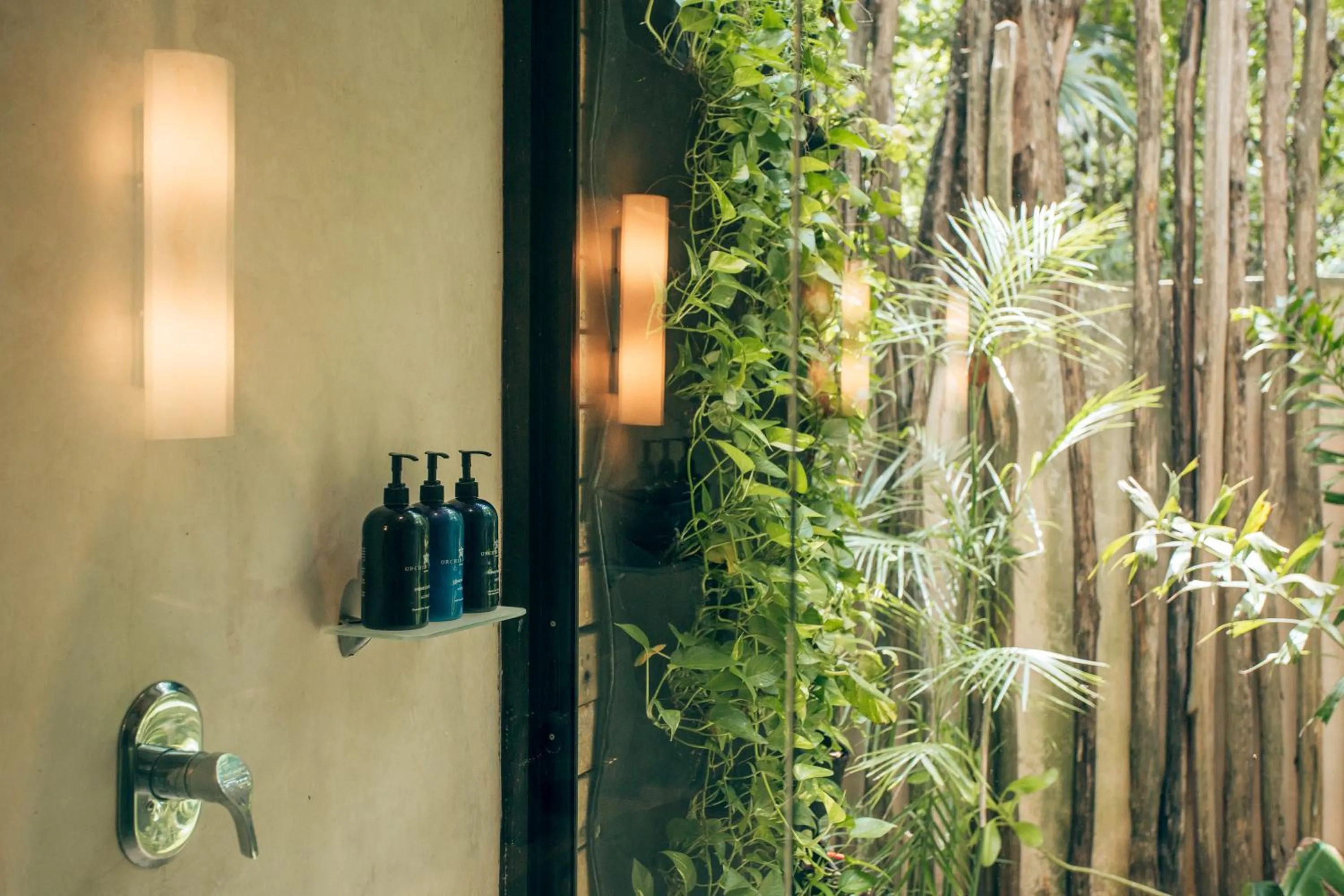 Bathroom in Orchid House Tulum Jungle
