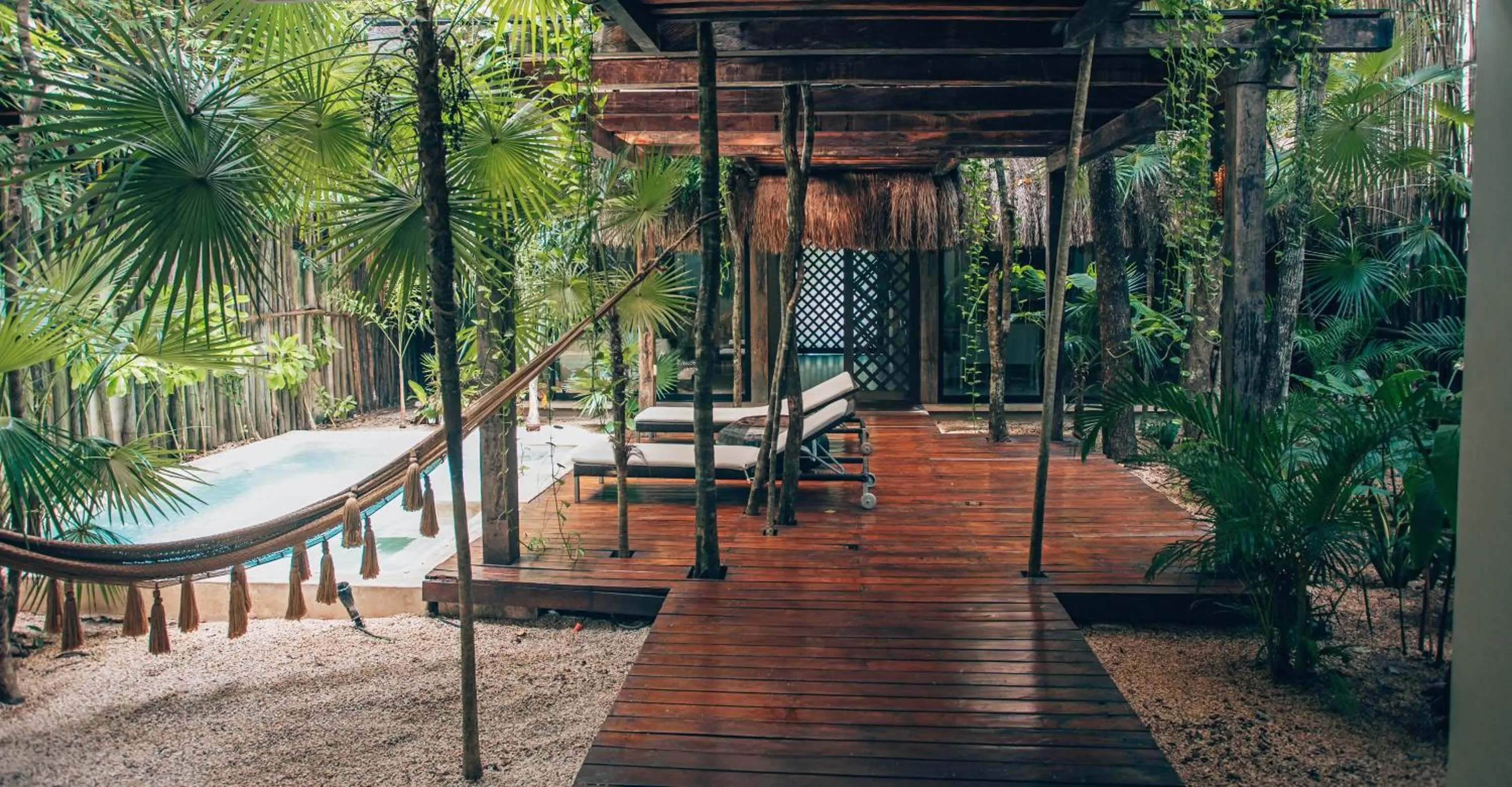 Patio in Orchid House Tulum Jungle