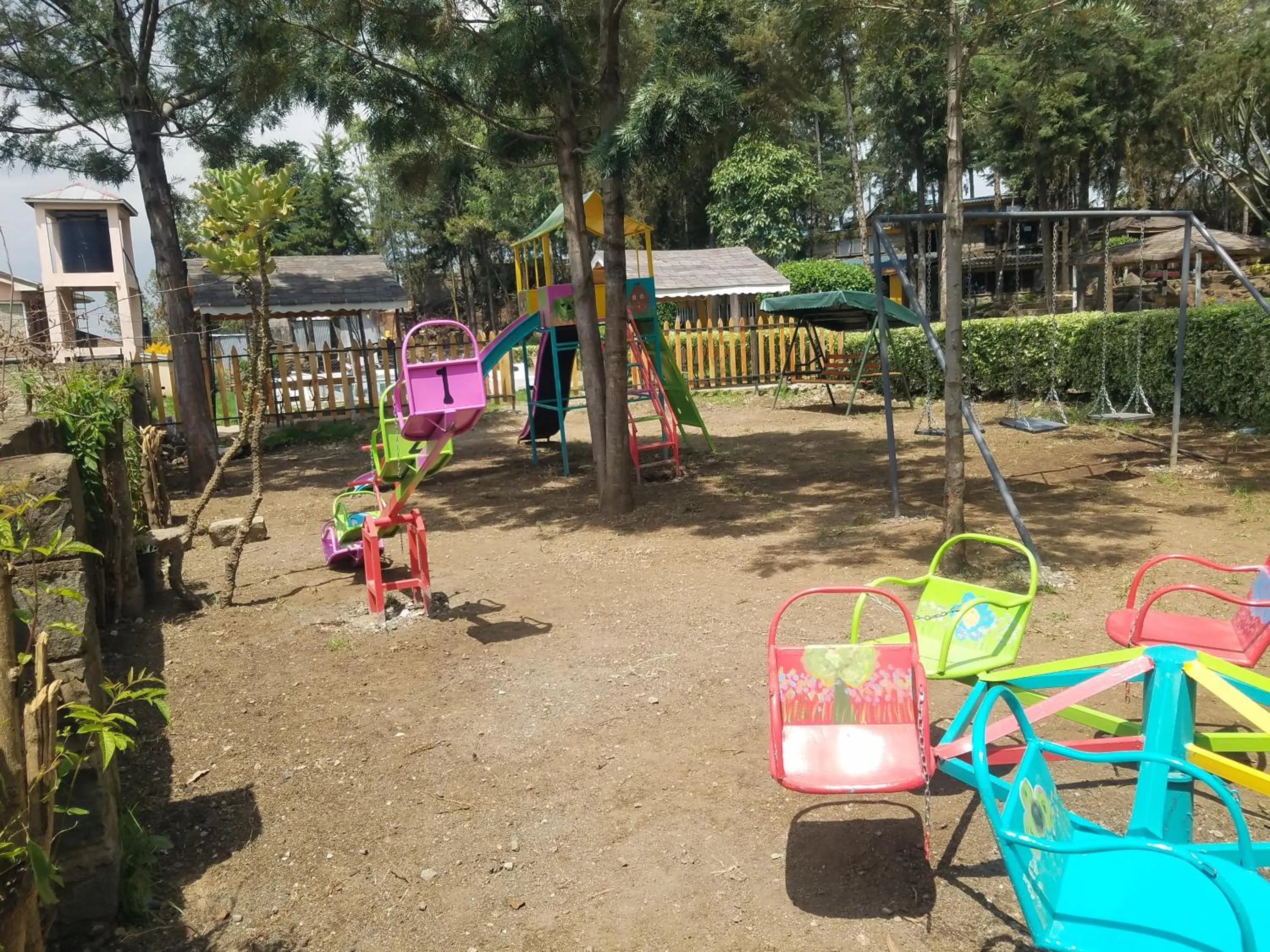 Children play ground in Triple Eden Resort - Naivasha