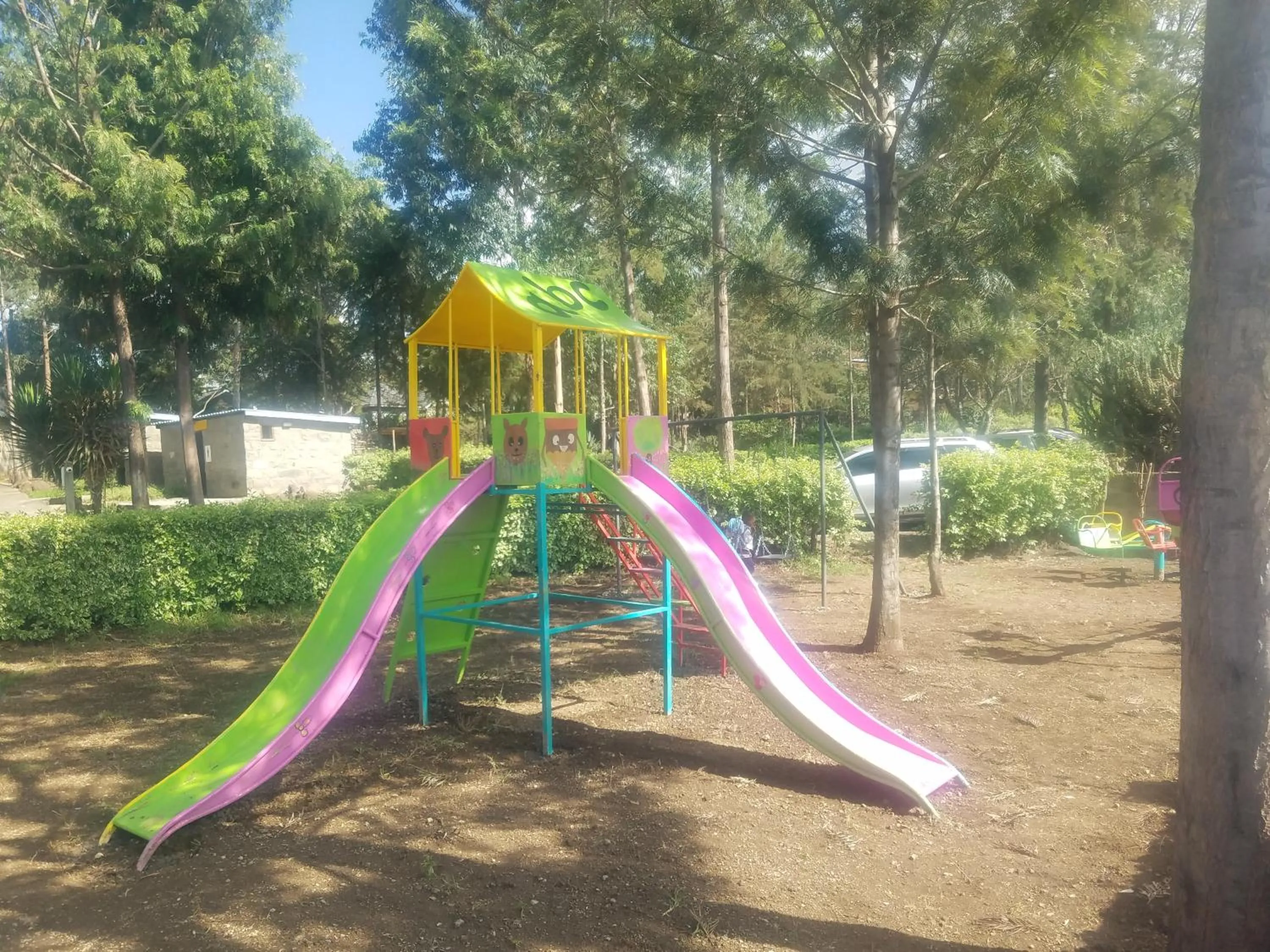 Children play ground in Triple Eden Resort - Naivasha