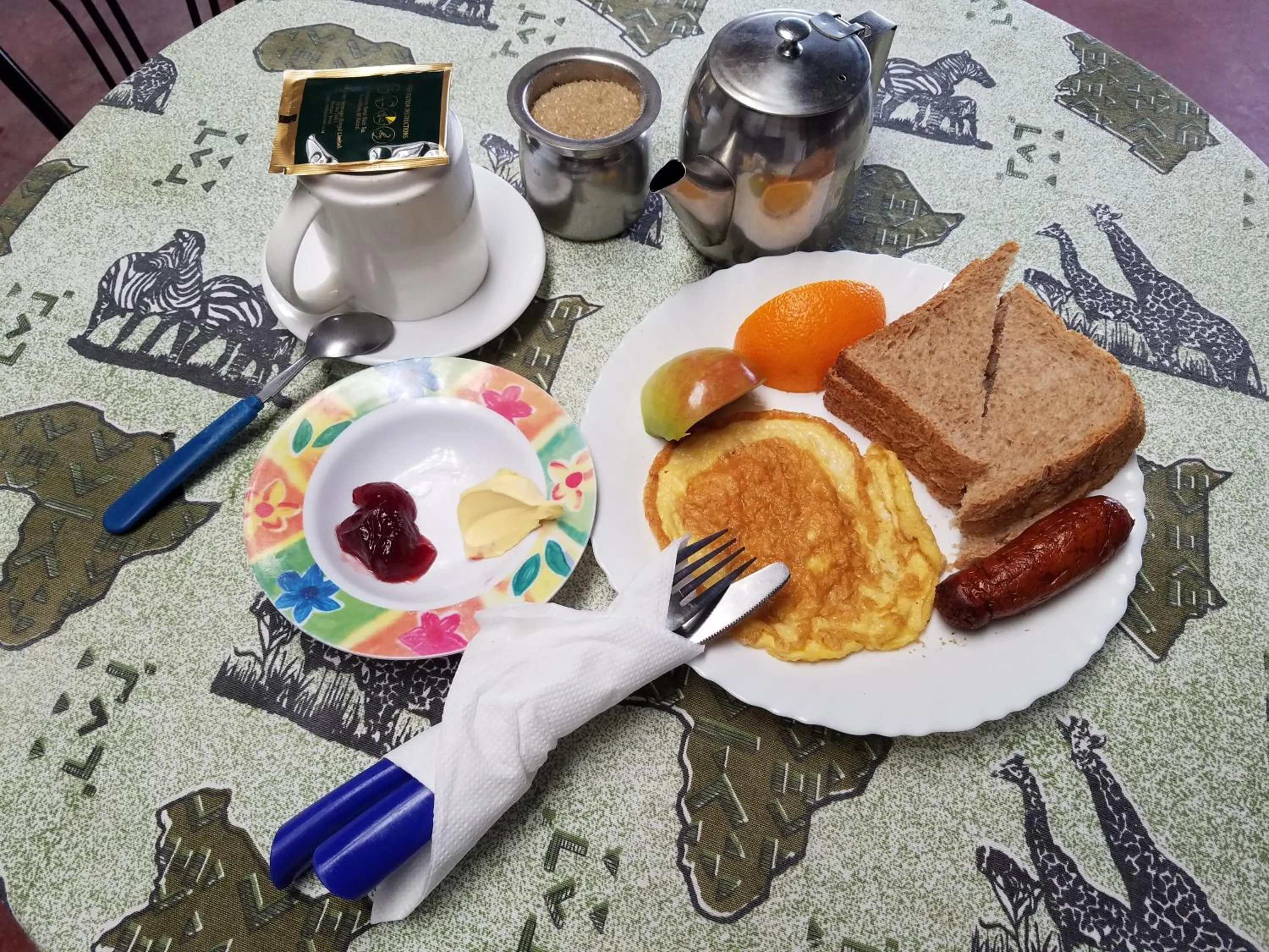 Breakfast in Triple Eden Resort - Naivasha