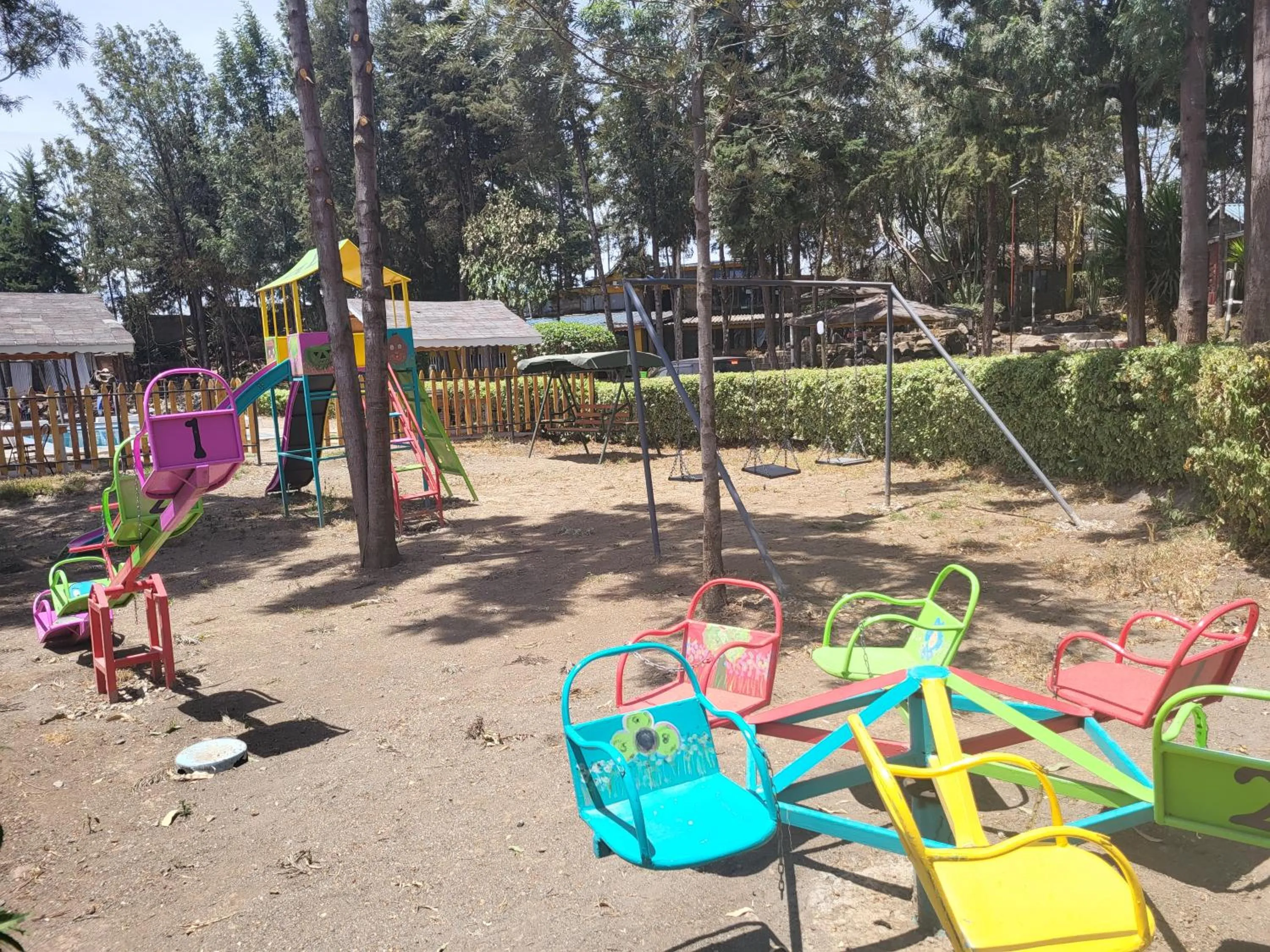 Children play ground in Triple Eden Resort - Naivasha
