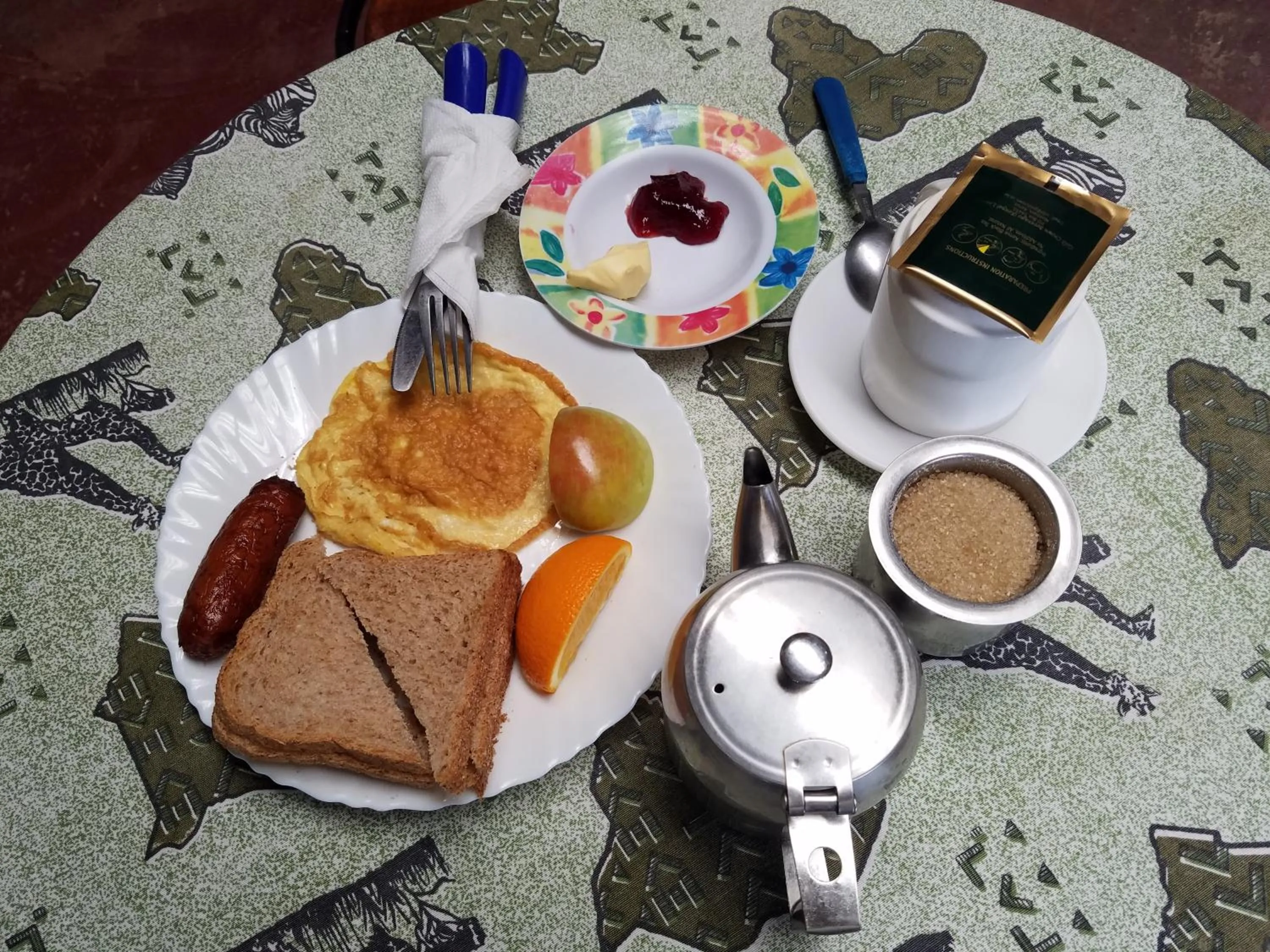 Breakfast in Triple Eden Resort - Naivasha