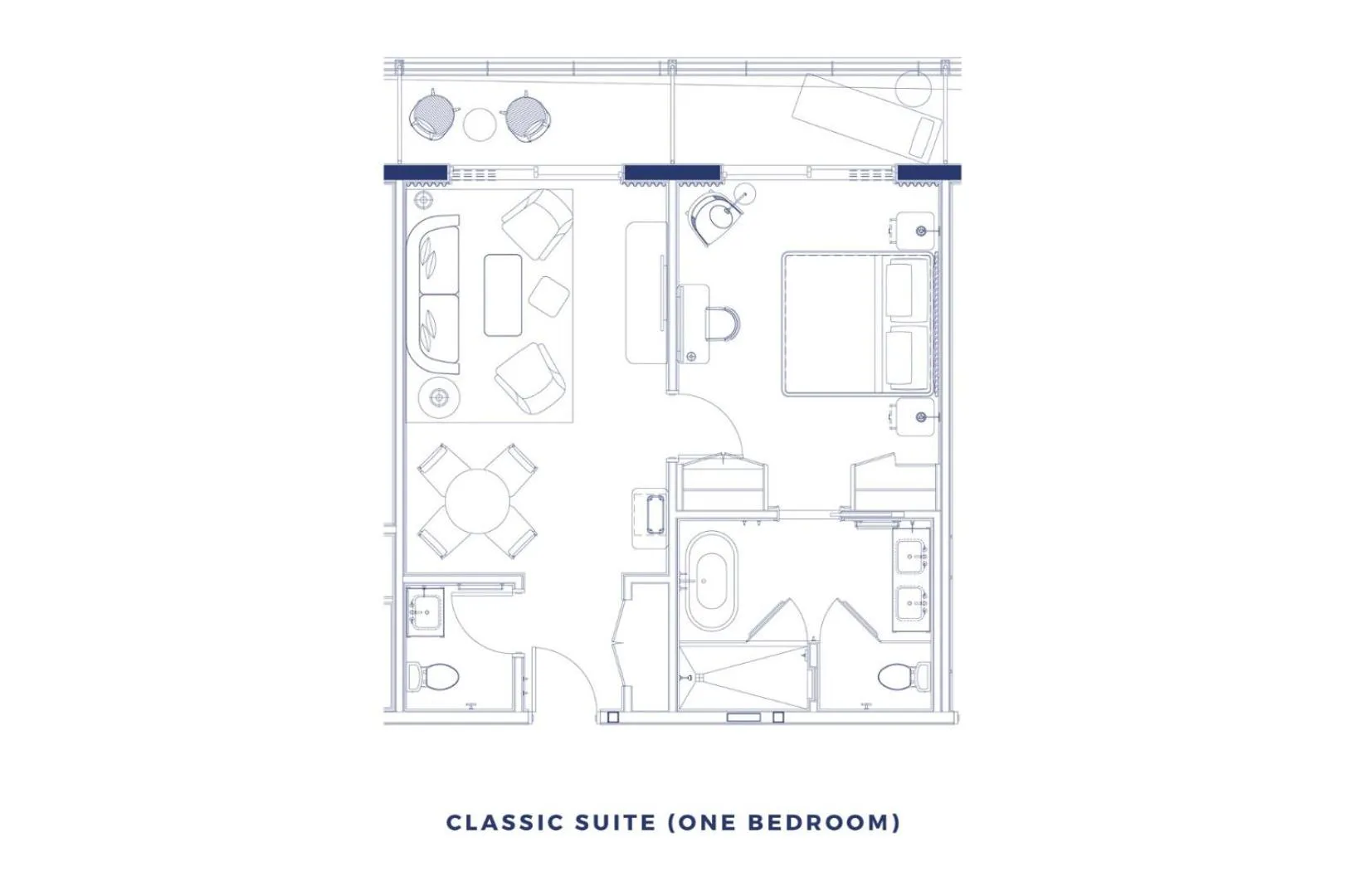 Floor plan in Mr. C Miami - Coconut Grove
