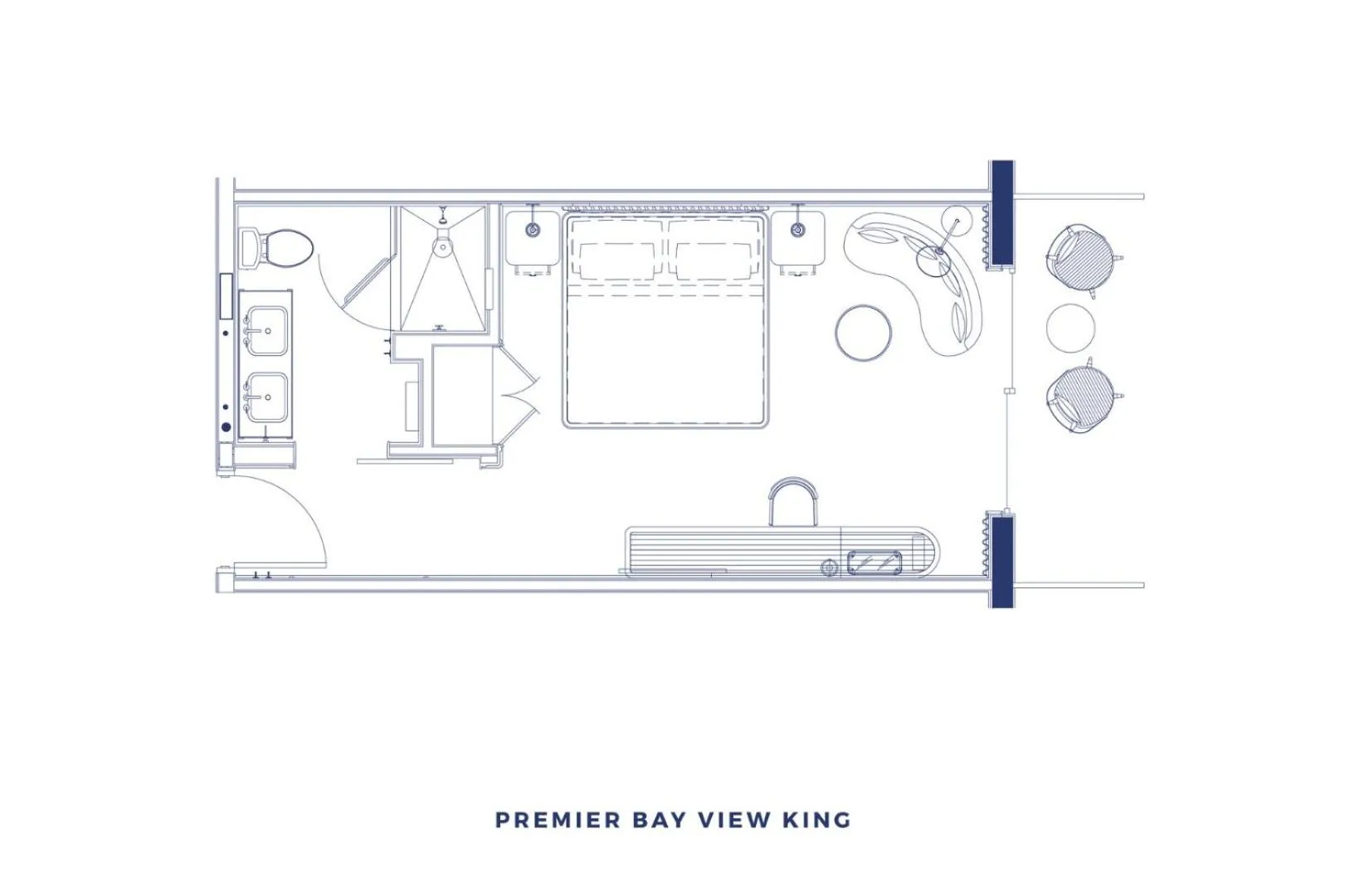 Floor plan in Mr. C Miami - Coconut Grove