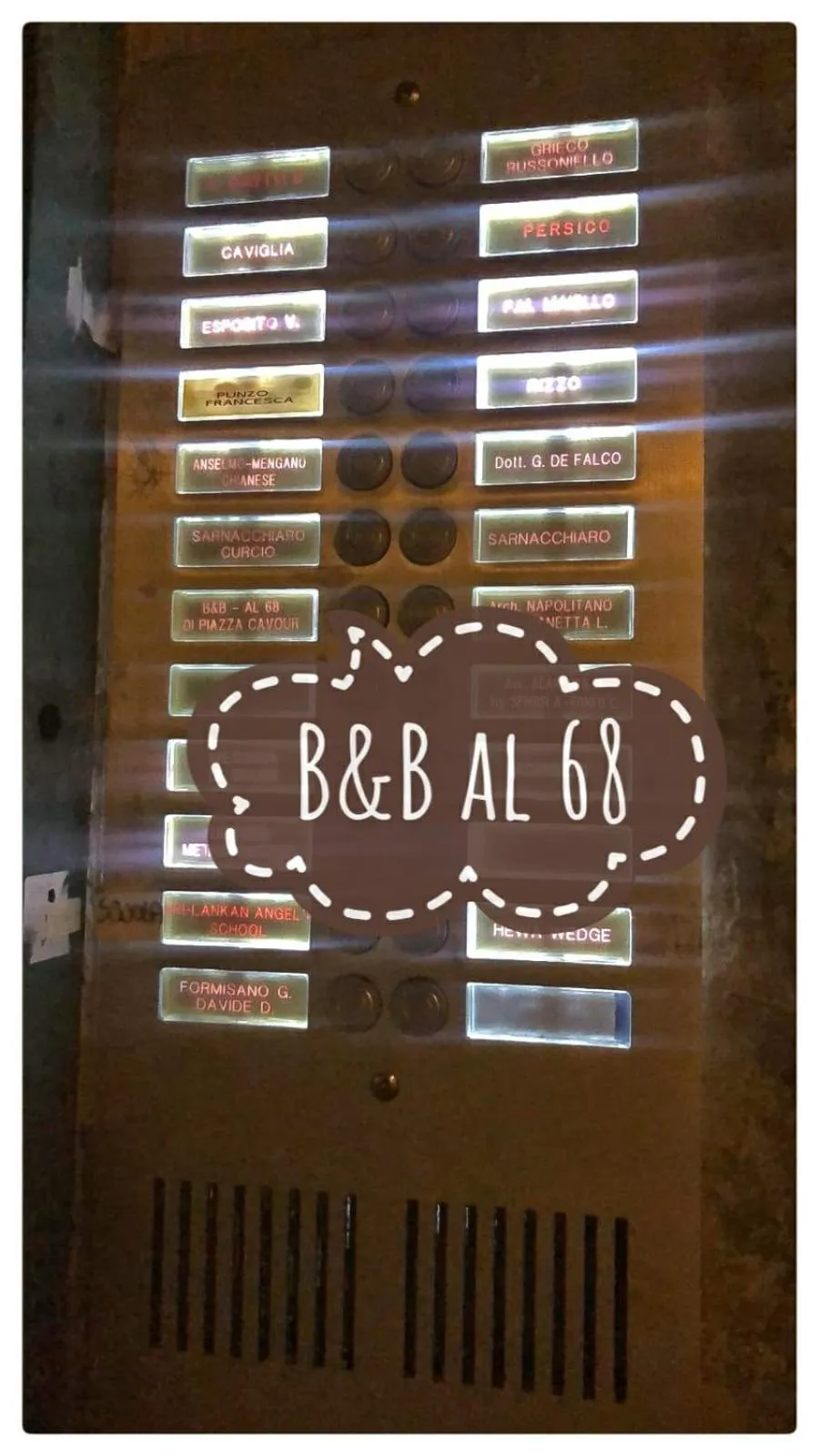 Al 68 Di Piazza Cavour