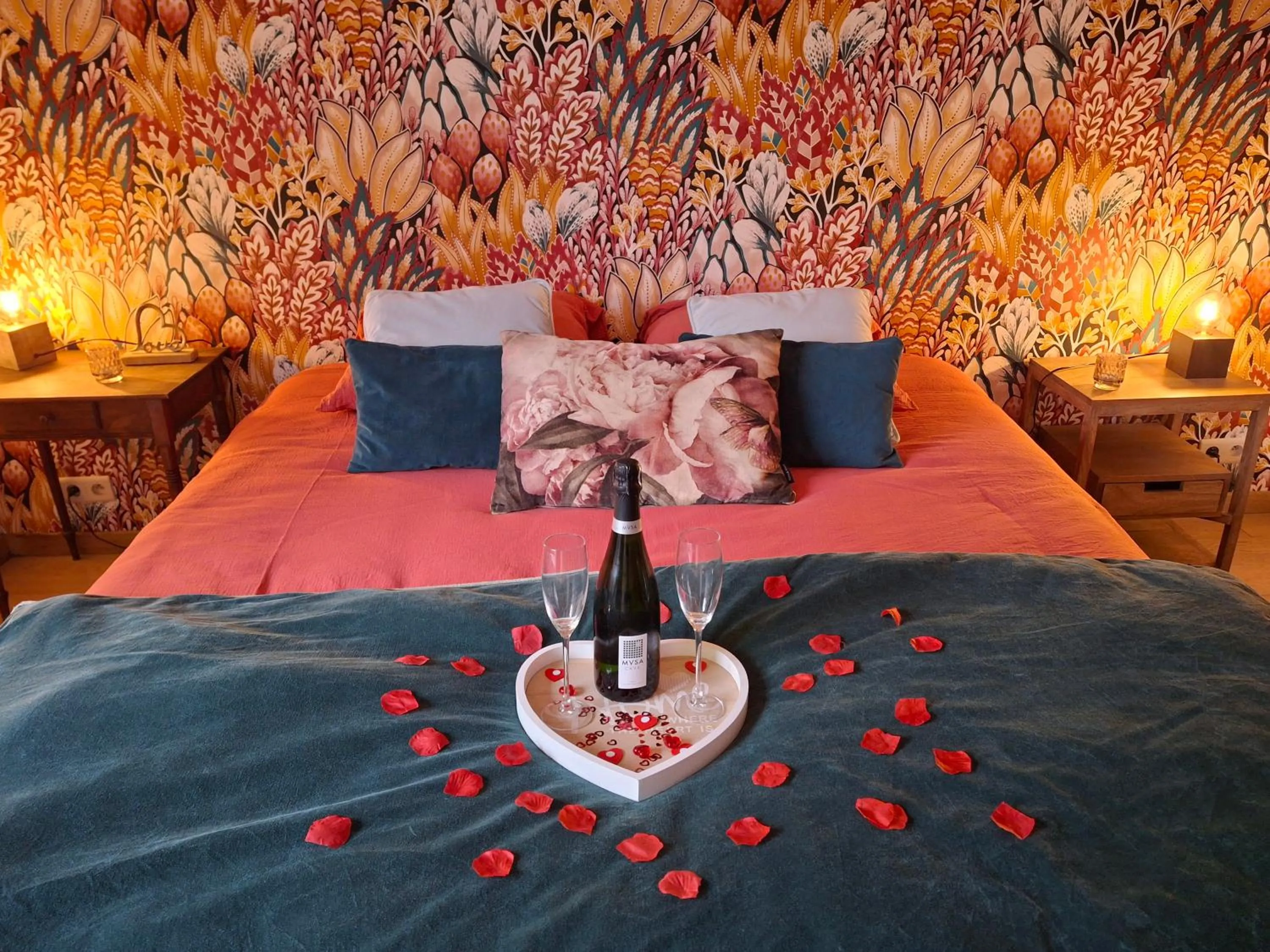 Bed in B&B Caprice d'Epices