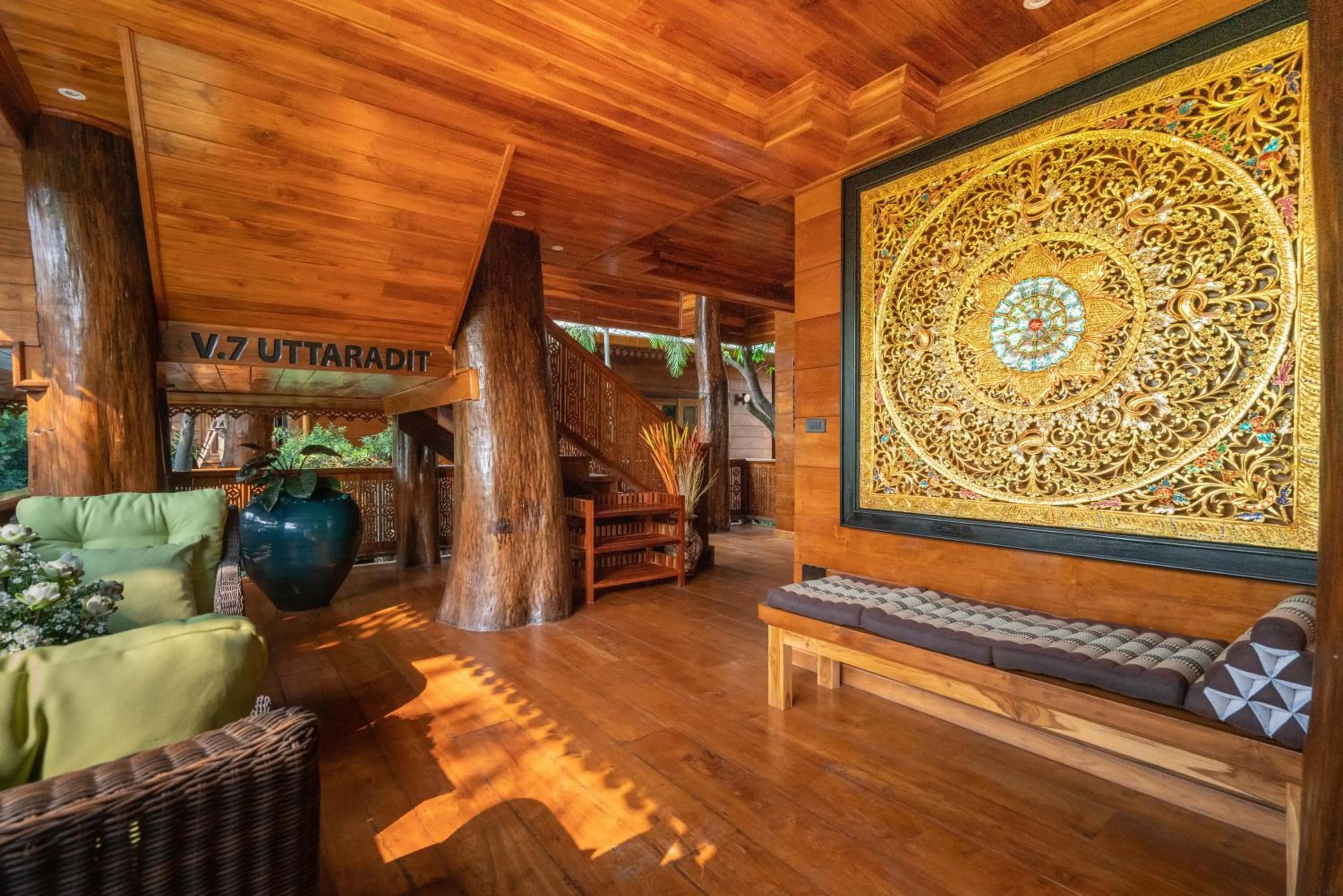 Living room in WandaVista Resort Khum Wang Nuea Chiang Mai清迈万达文华酒店北国之宫