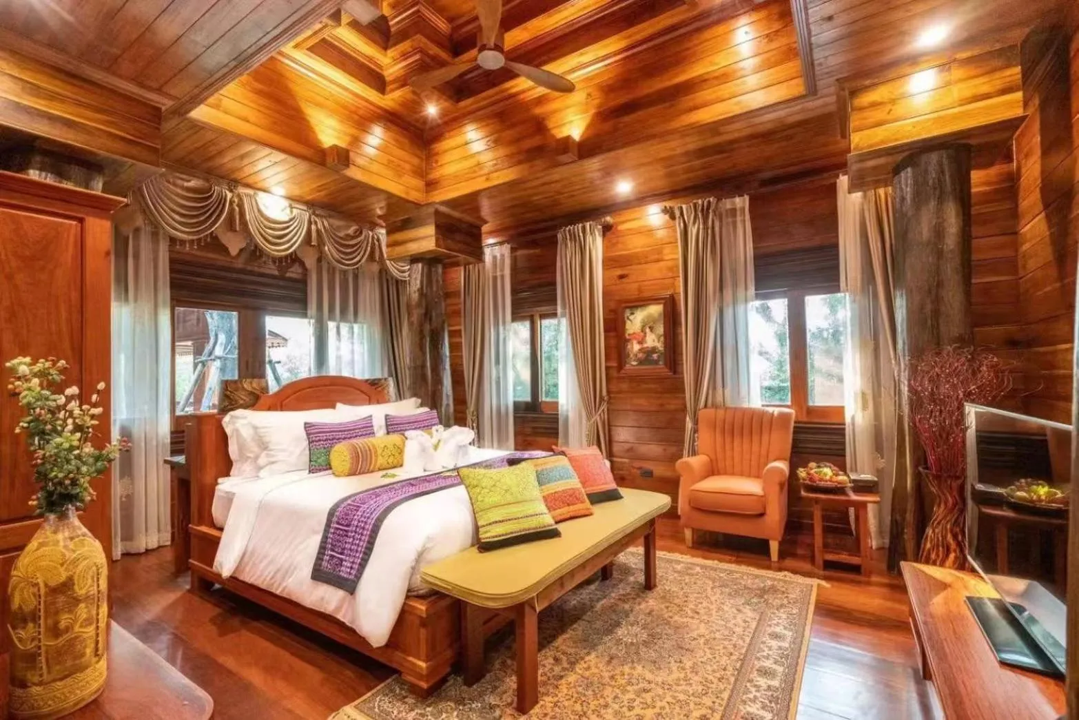 Property building, Bed in WandaVista Resort Khum Wang Nuea Chiang Mai清迈万达文华酒店北国之宫