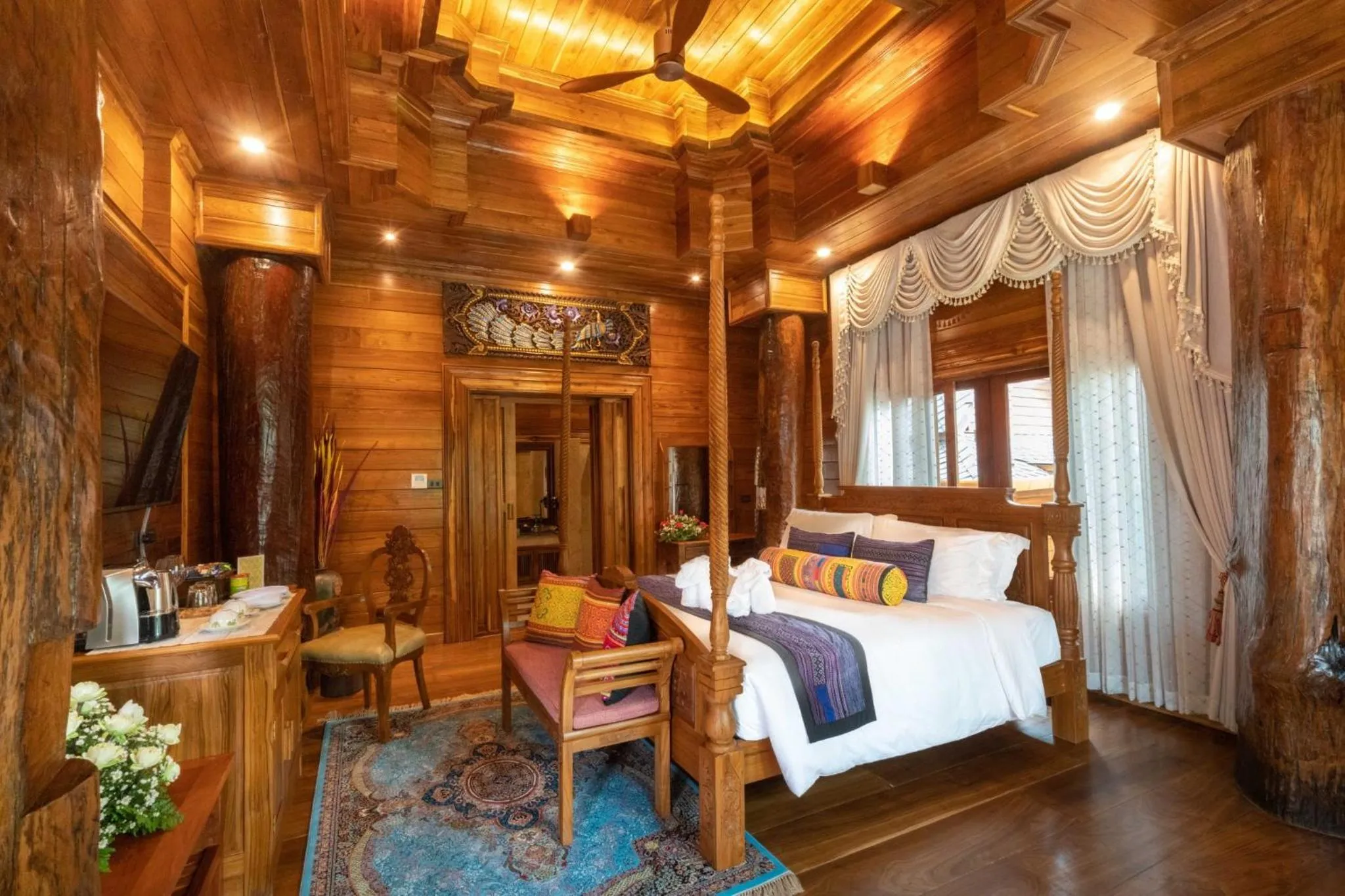 Bedroom, Bed in WandaVista Resort Khum Wang Nuea Chiang Mai清迈万达文华酒店北国之宫