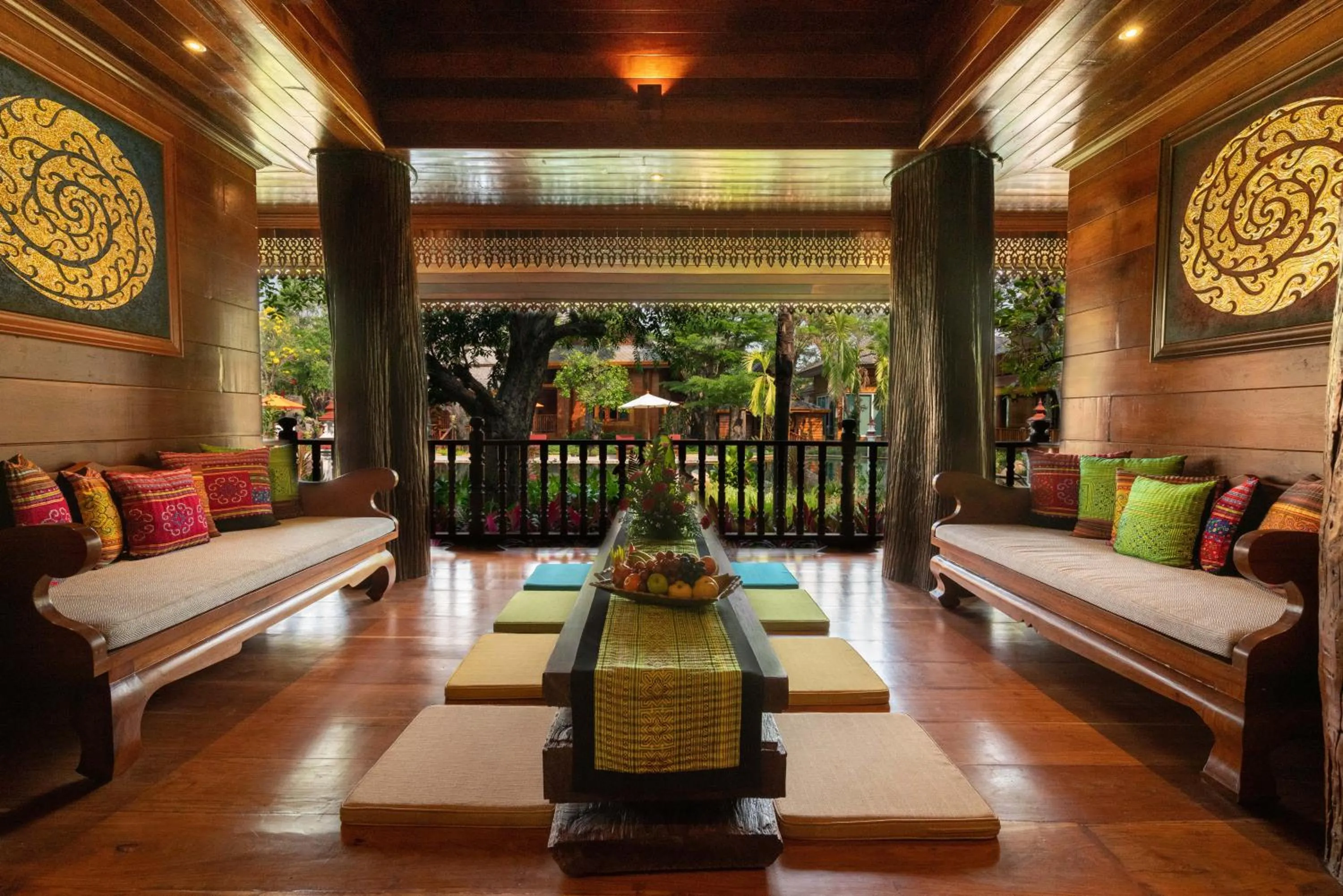 Seating area in WandaVista Resort Khum Wang Nuea Chiang Mai清迈万达文华酒店北国之宫