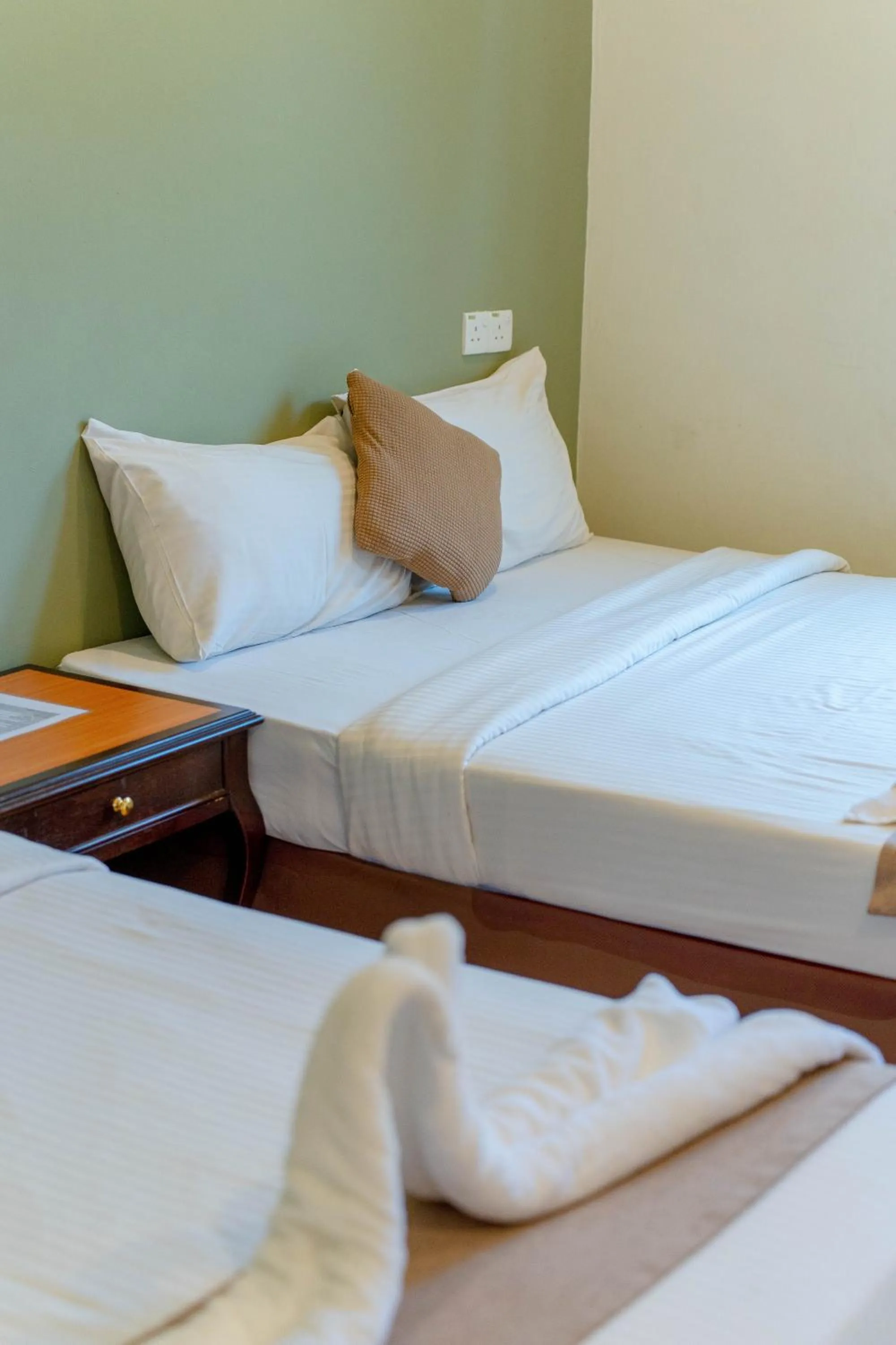 Bed in SANDY GARDEN RESORT LANGKAWI