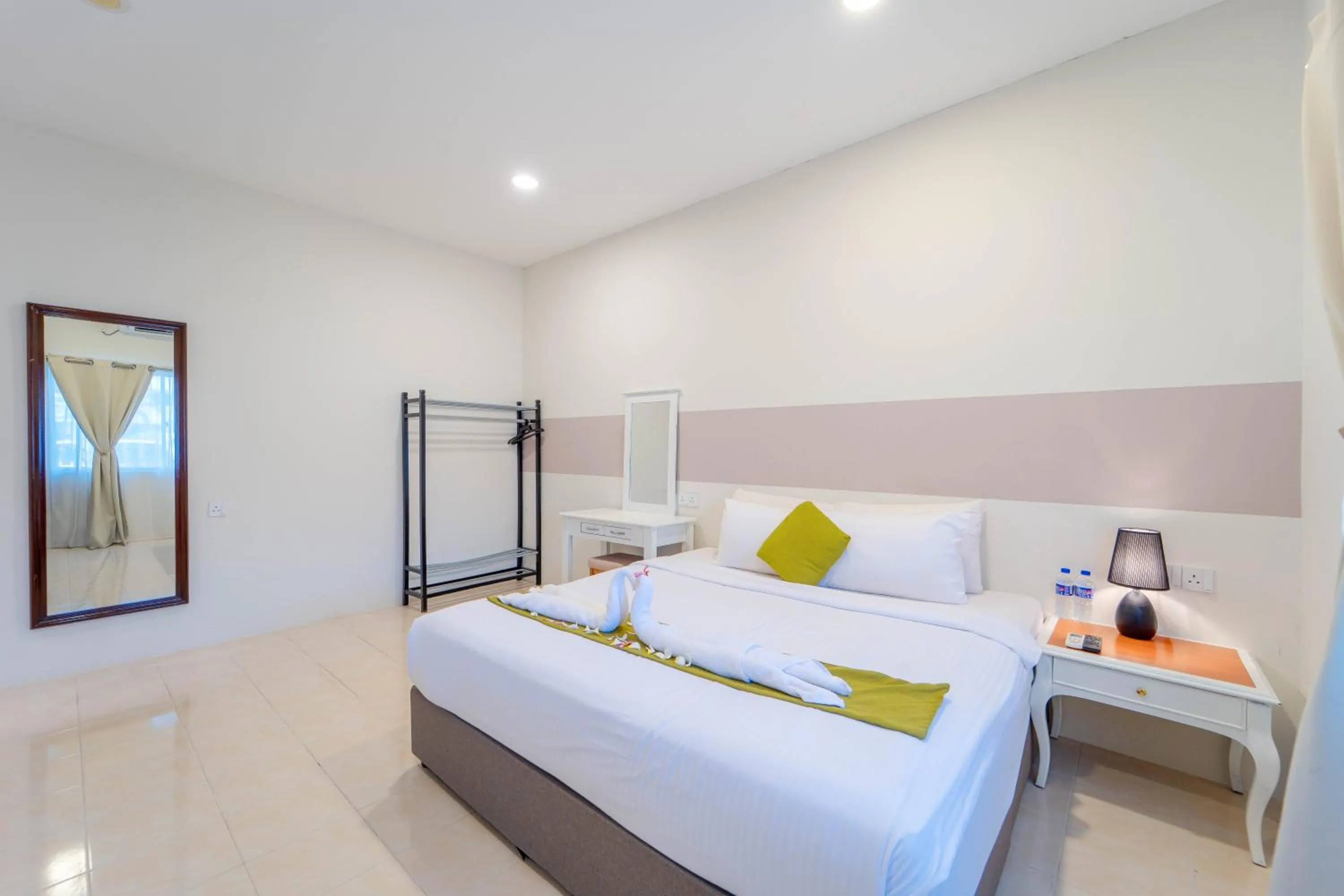 Bed in SANDY GARDEN RESORT LANGKAWI