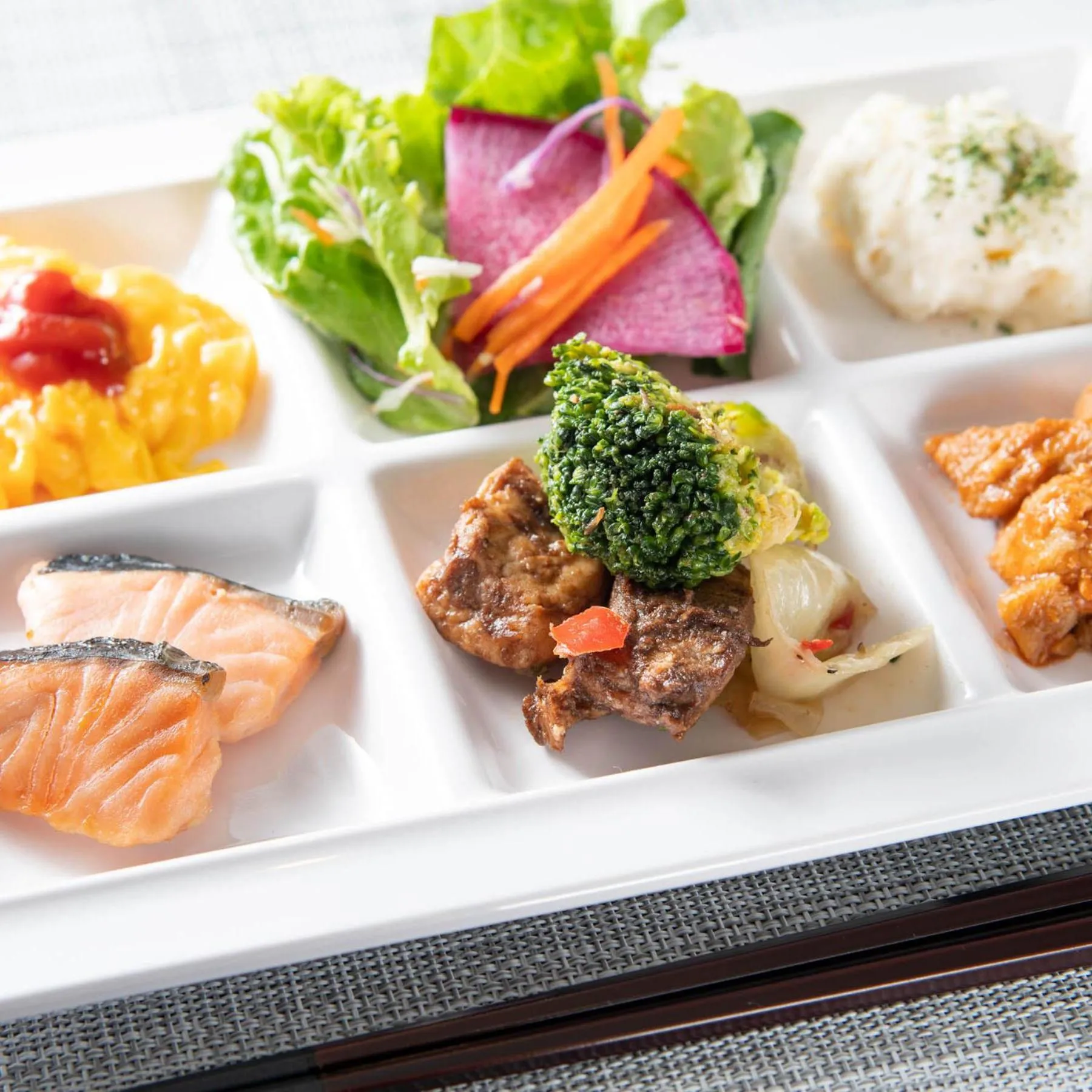 Buffet breakfast in Super Hotel Nagano Iida Inter