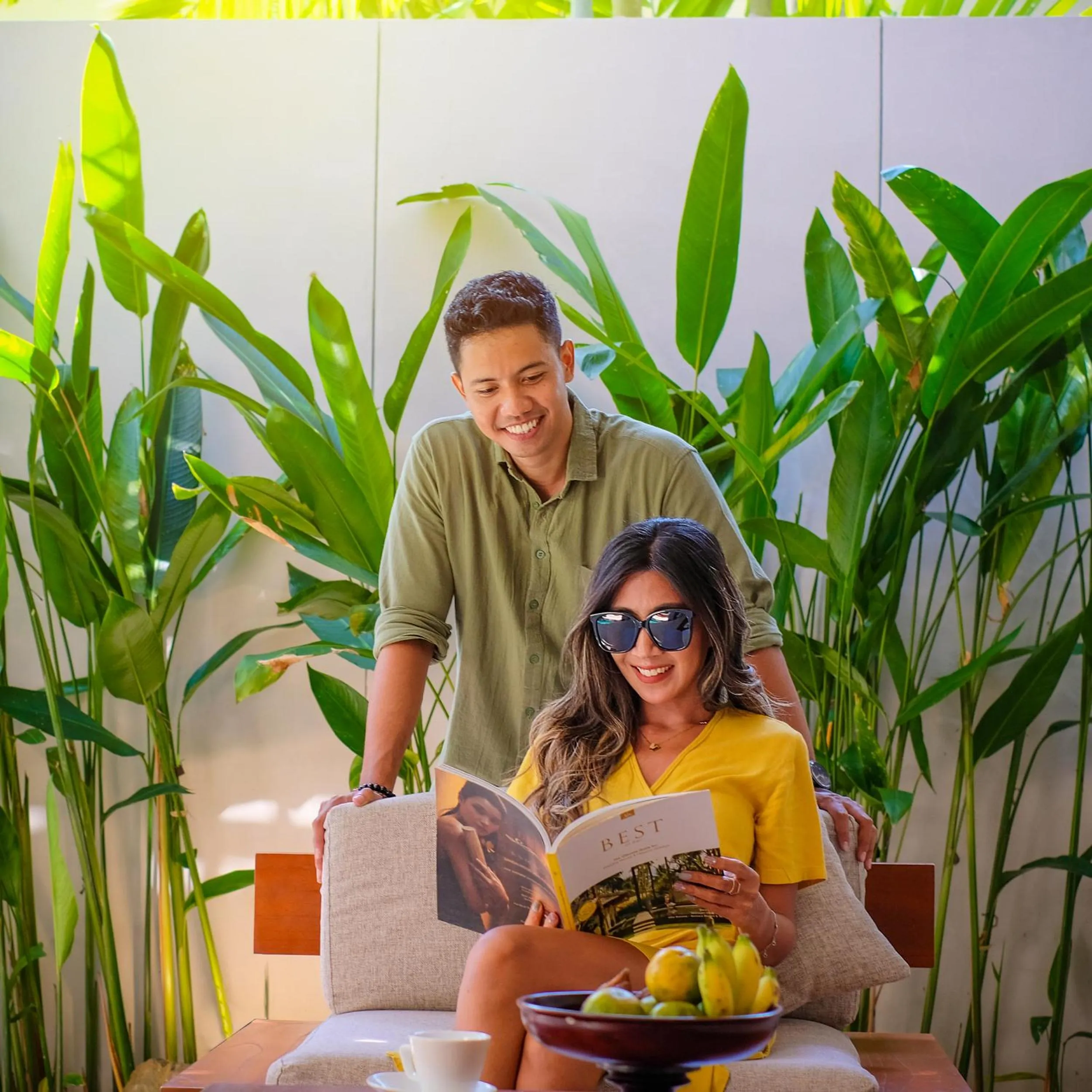 Living room in tanadewa Villas Nusa Dua Bali by Cross Collection