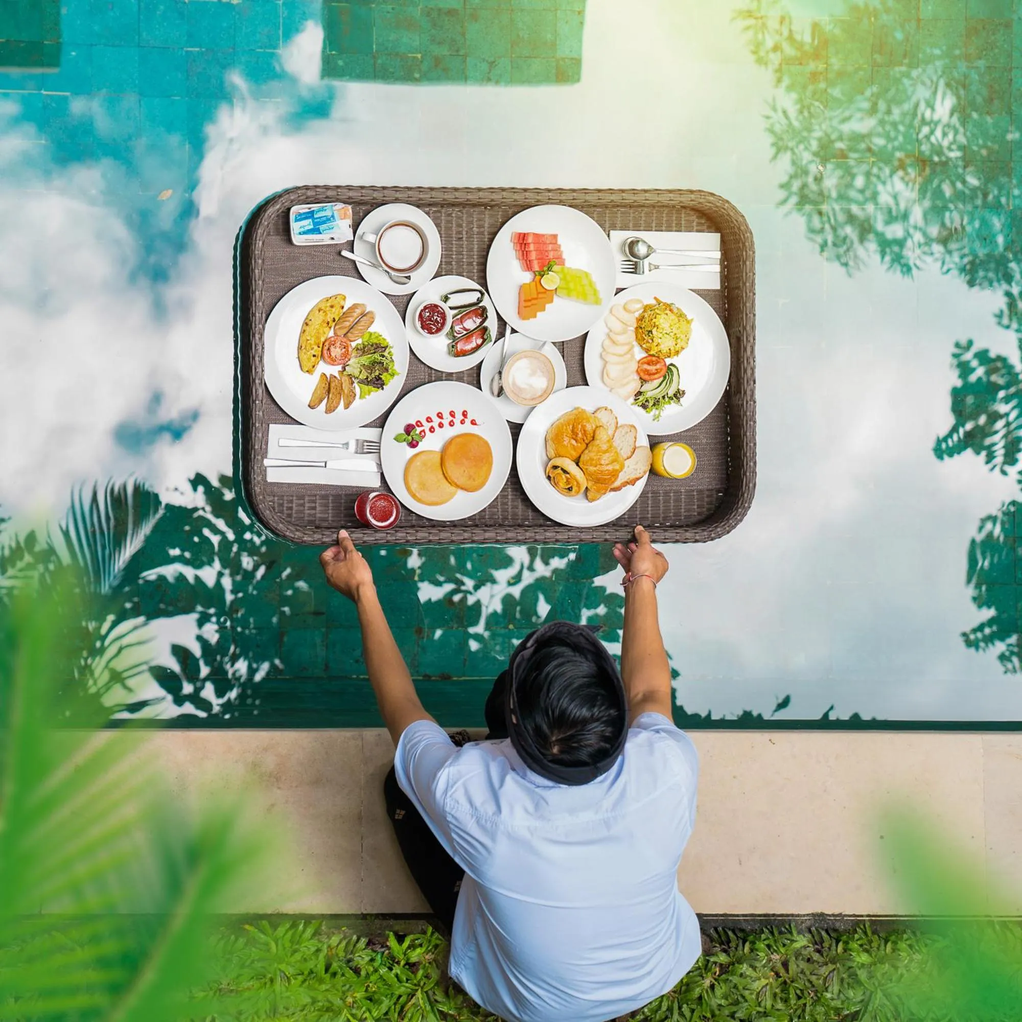 Breakfast in tanadewa Villas Nusa Dua Bali by Cross Collection