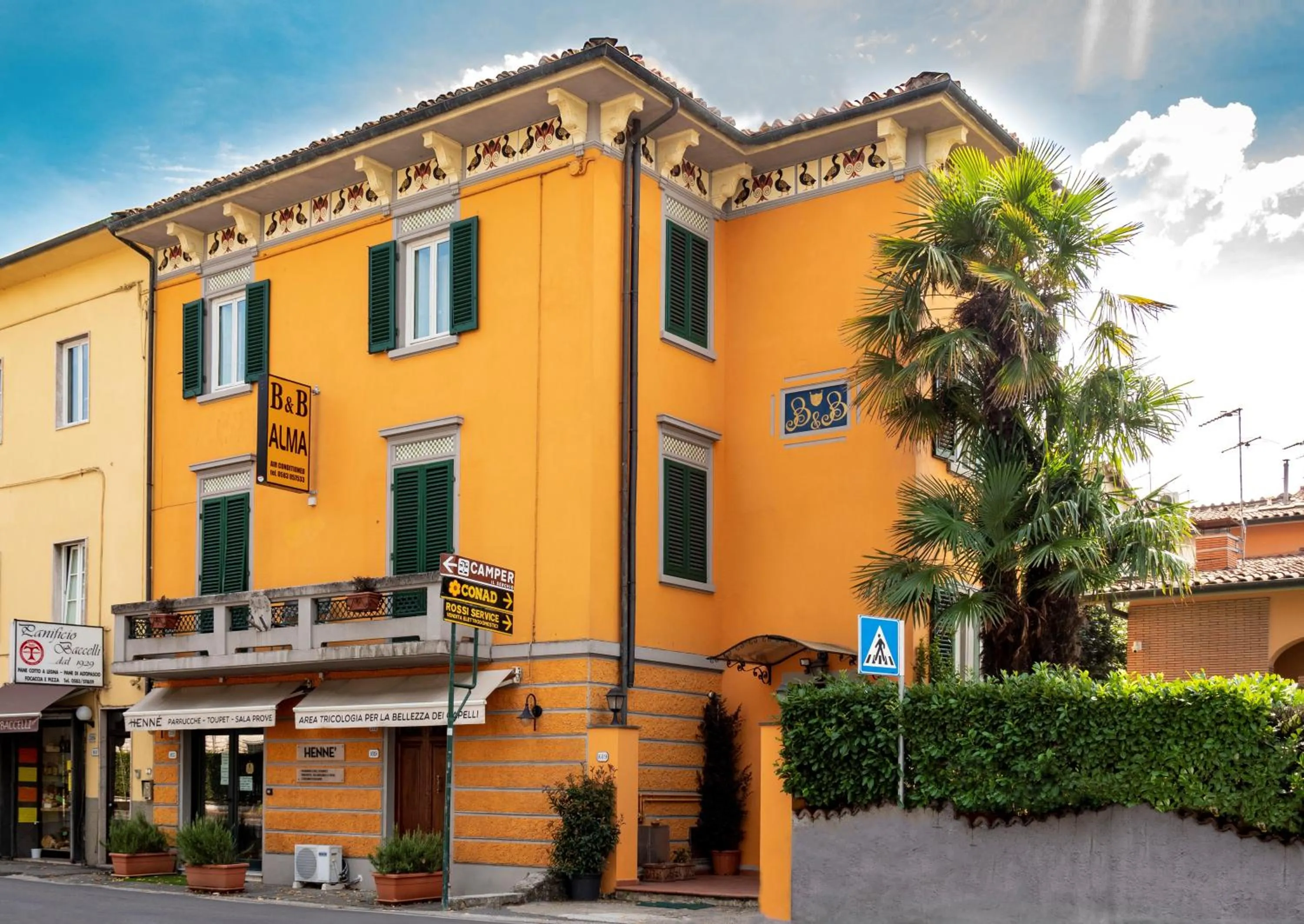 Facade/entrance in B&B Alma