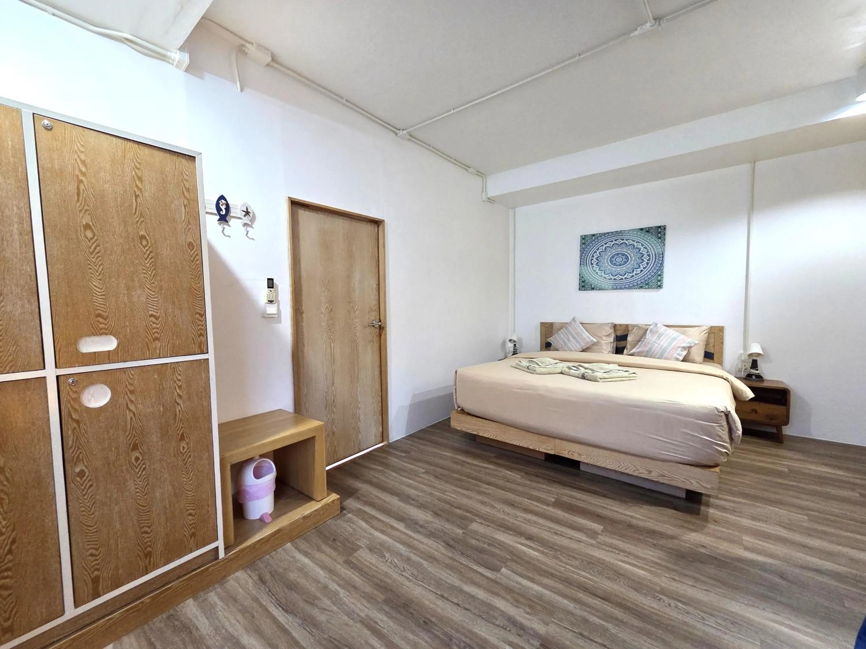 Bed in The Rock Samui Beach Resort