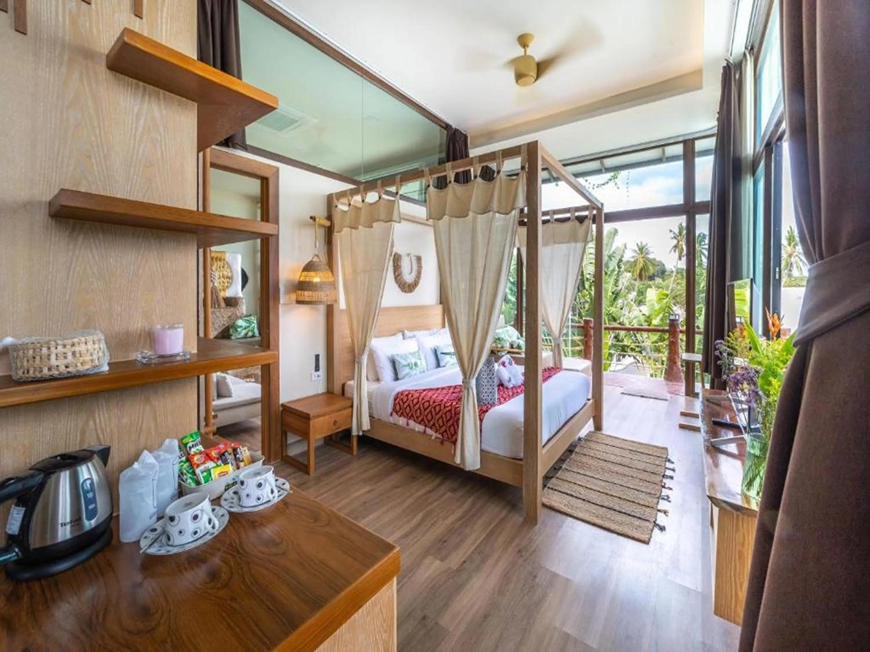 Bed in The Rock Samui Beach Resort