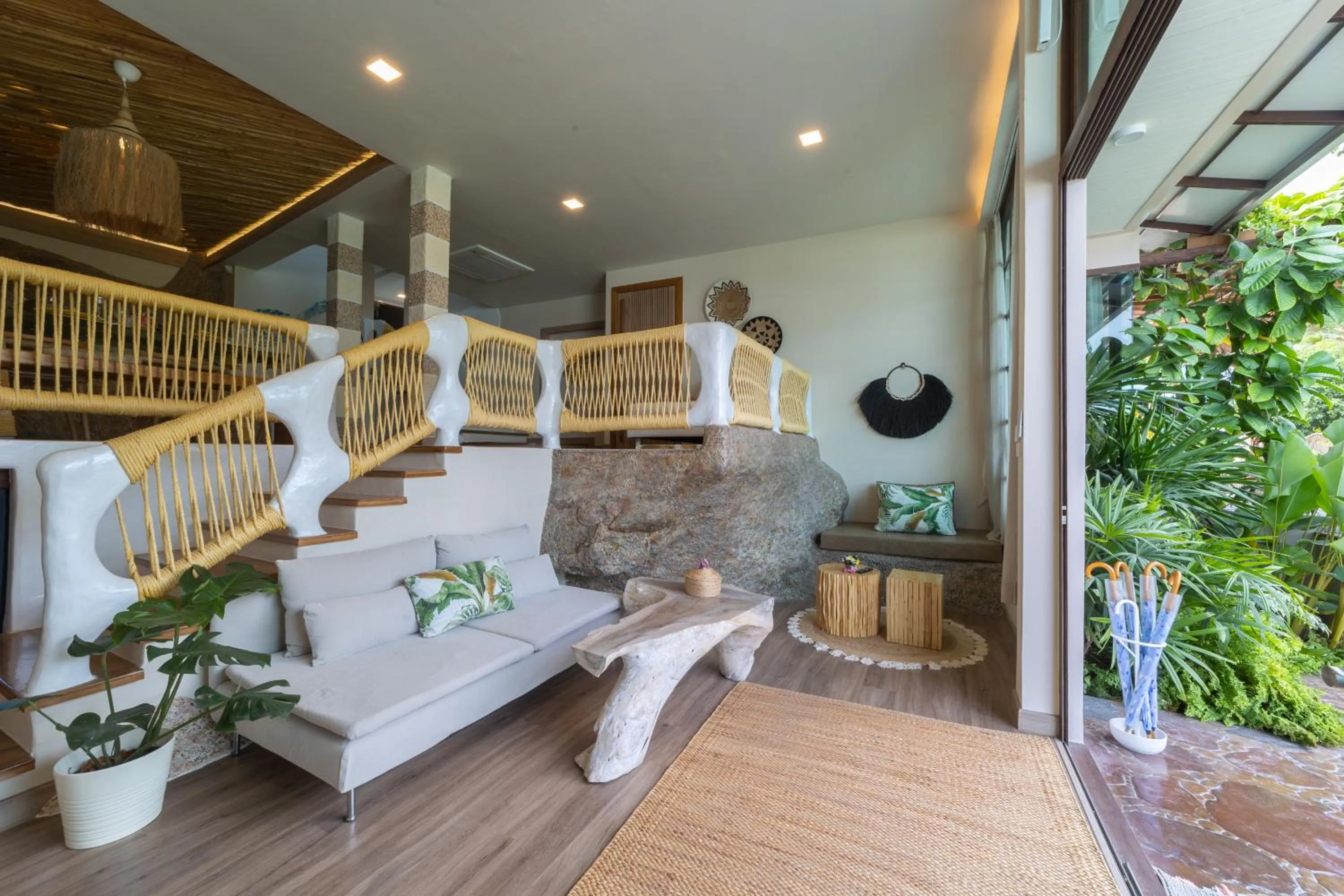 Garden in The Rock Samui Beach Resort