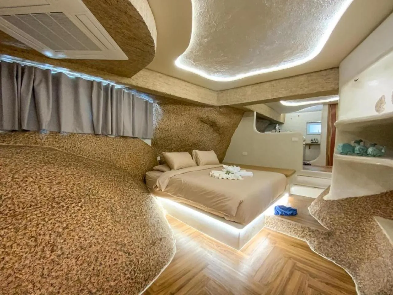 Bedroom, Bed in The Rock Samui Beach Resort