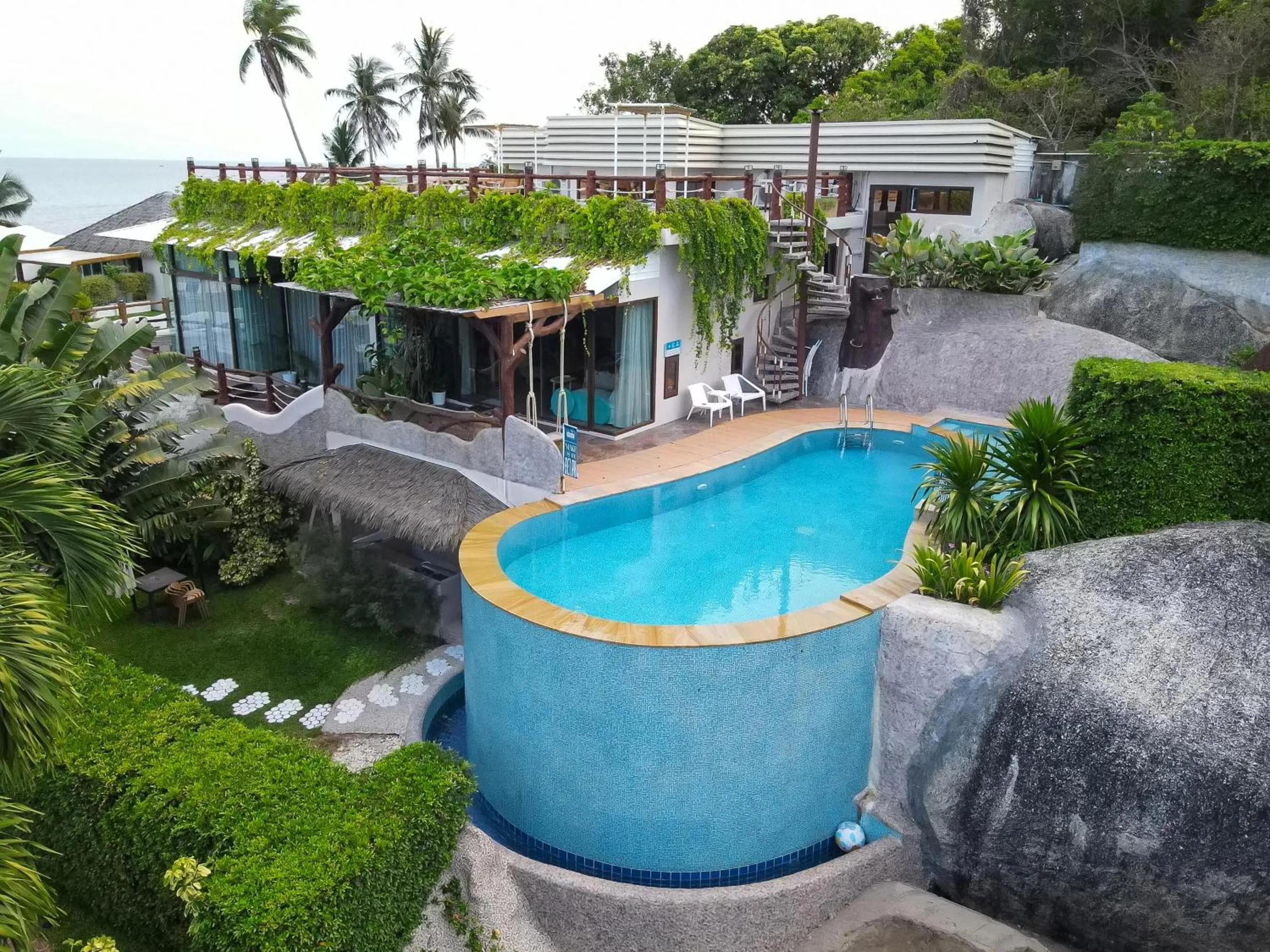 Property building in The Rock Samui Beach Resort