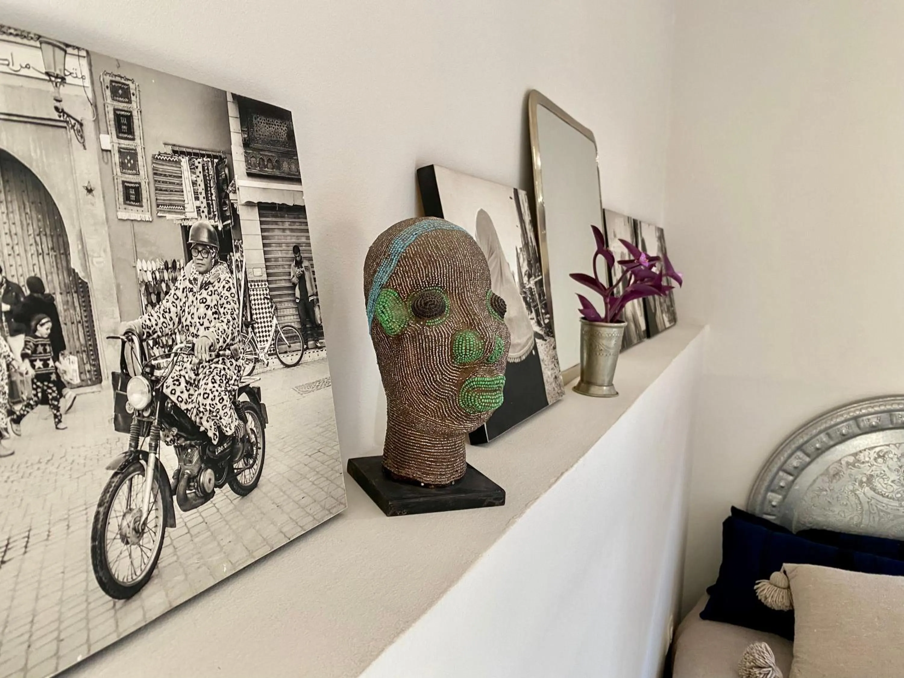 Decorative detail in Riad Wabisabi