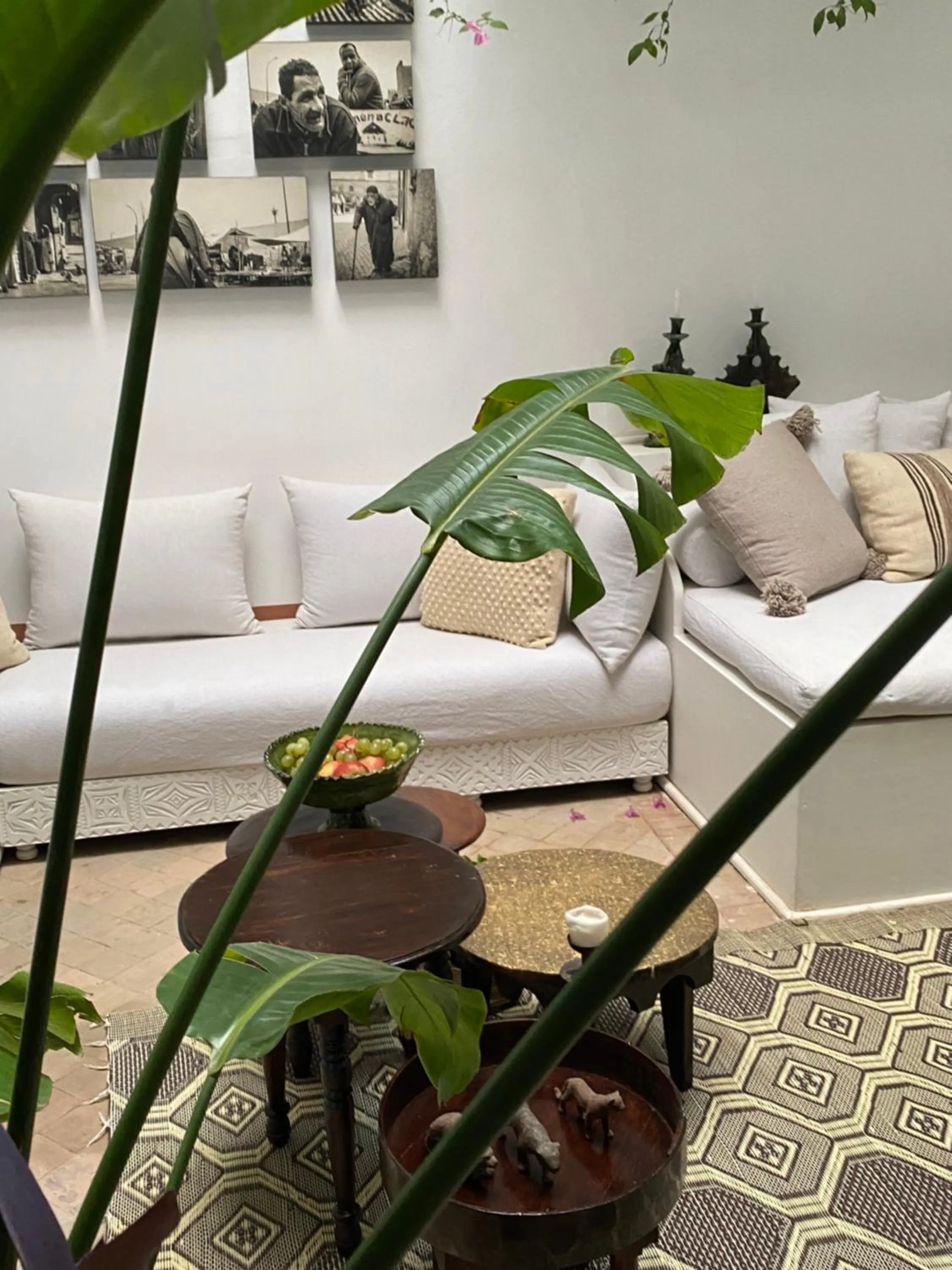 Living room in Riad Wabisabi