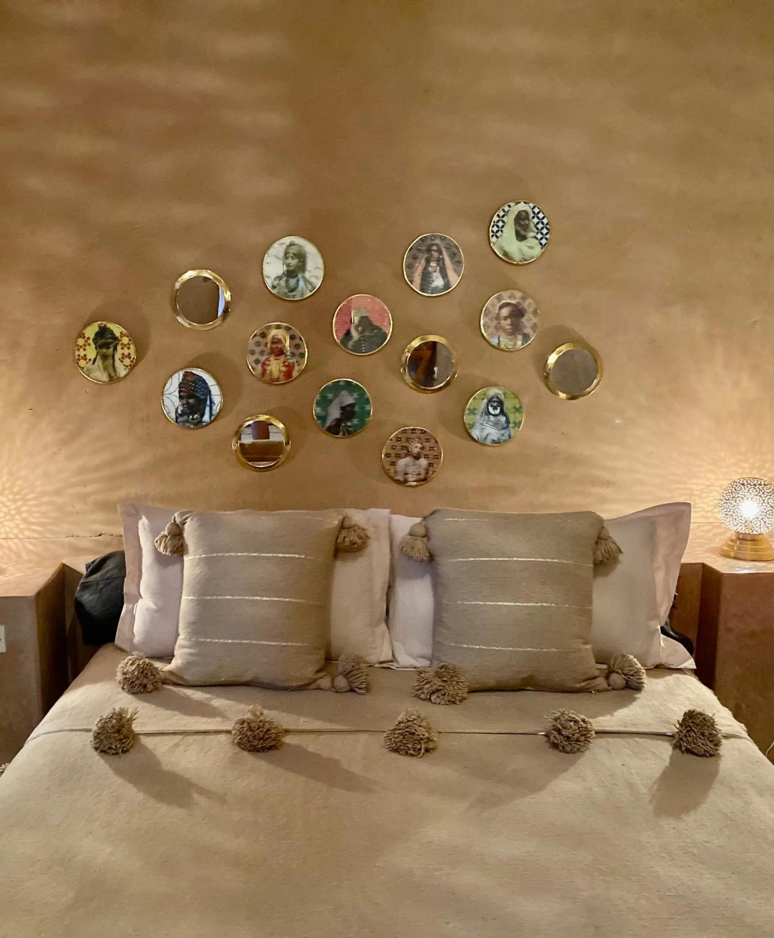 Bed in Riad Wabisabi