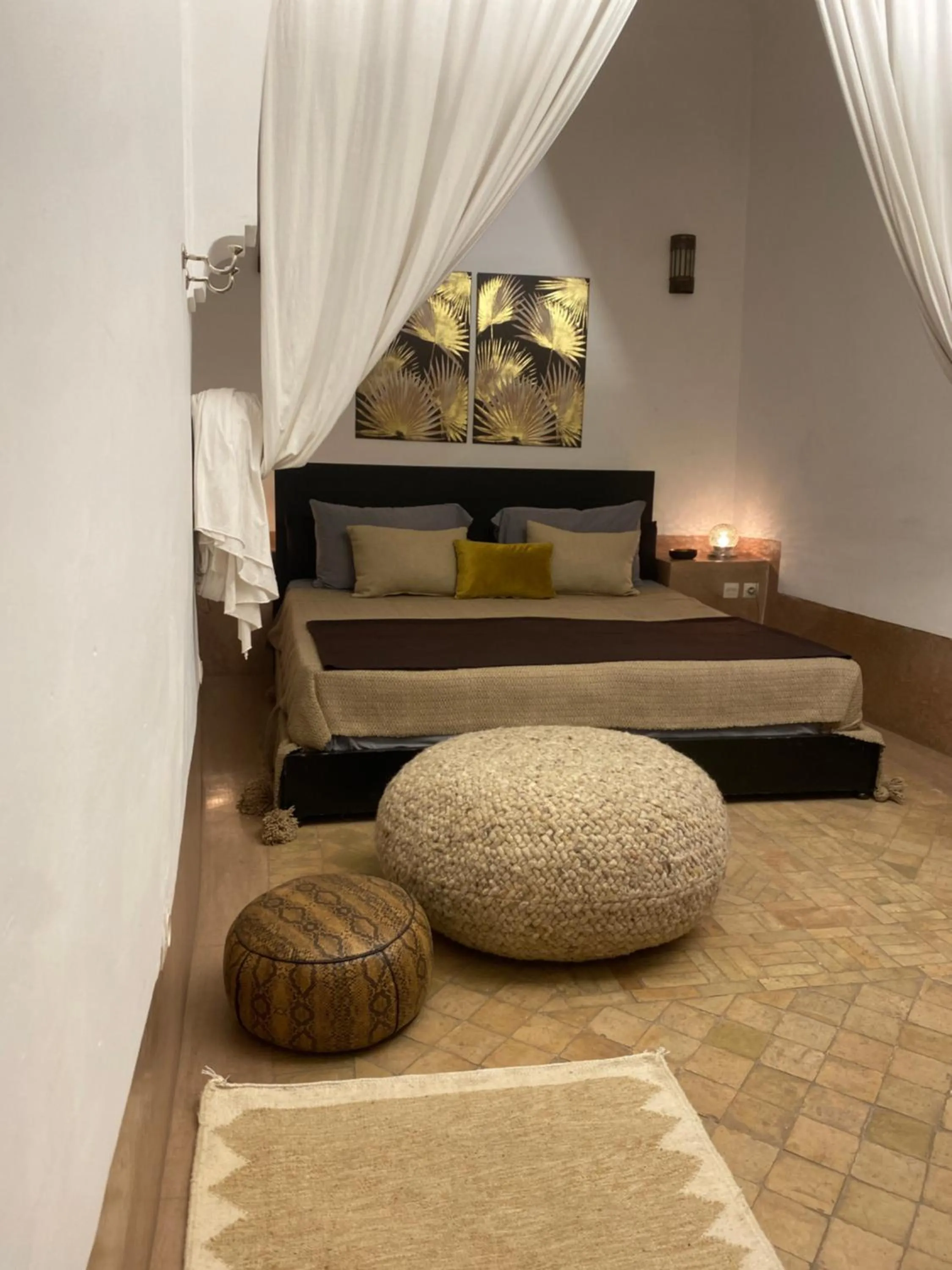 Bed in Riad Wabisabi