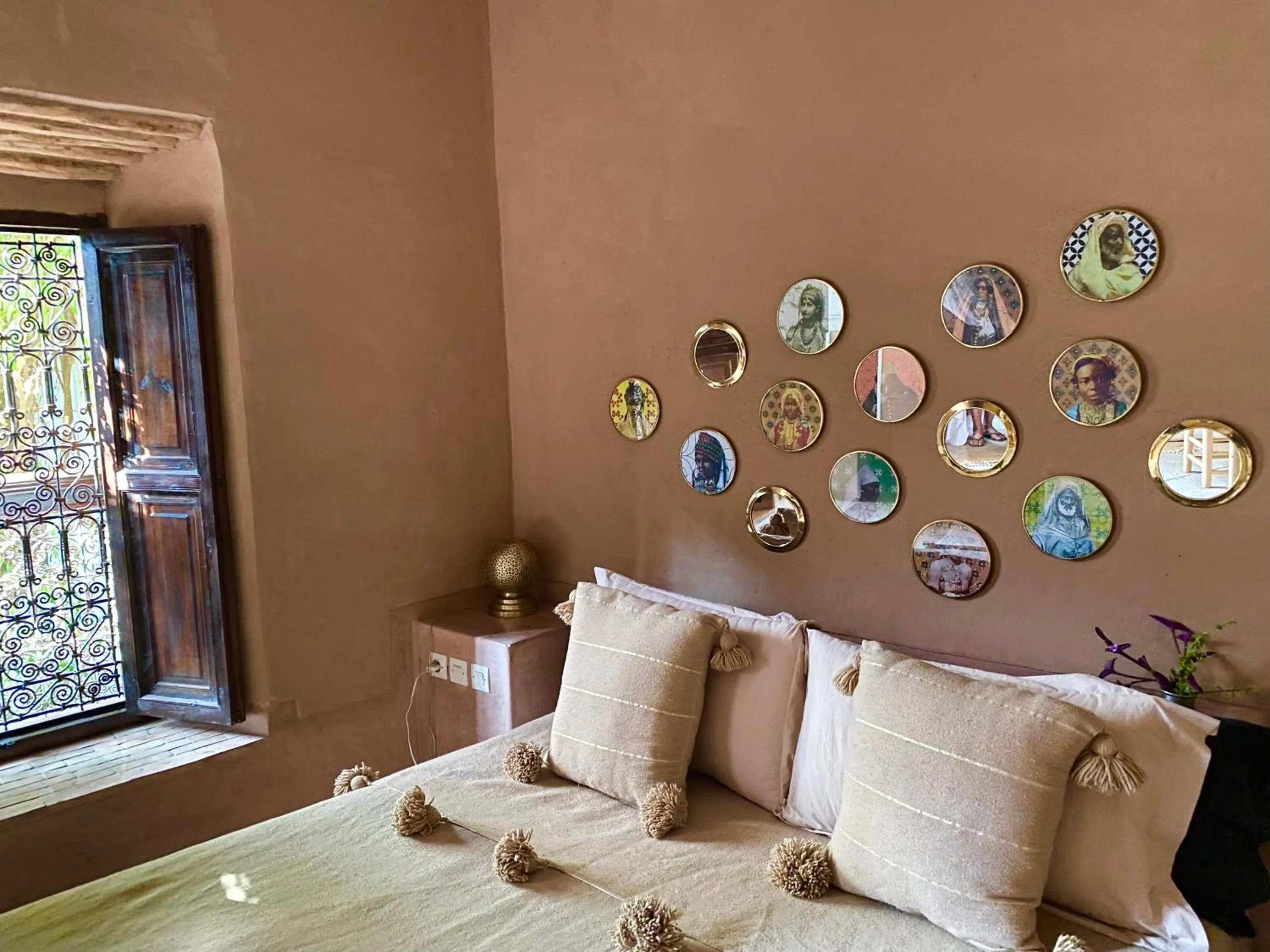 Decorative detail in Riad Wabisabi